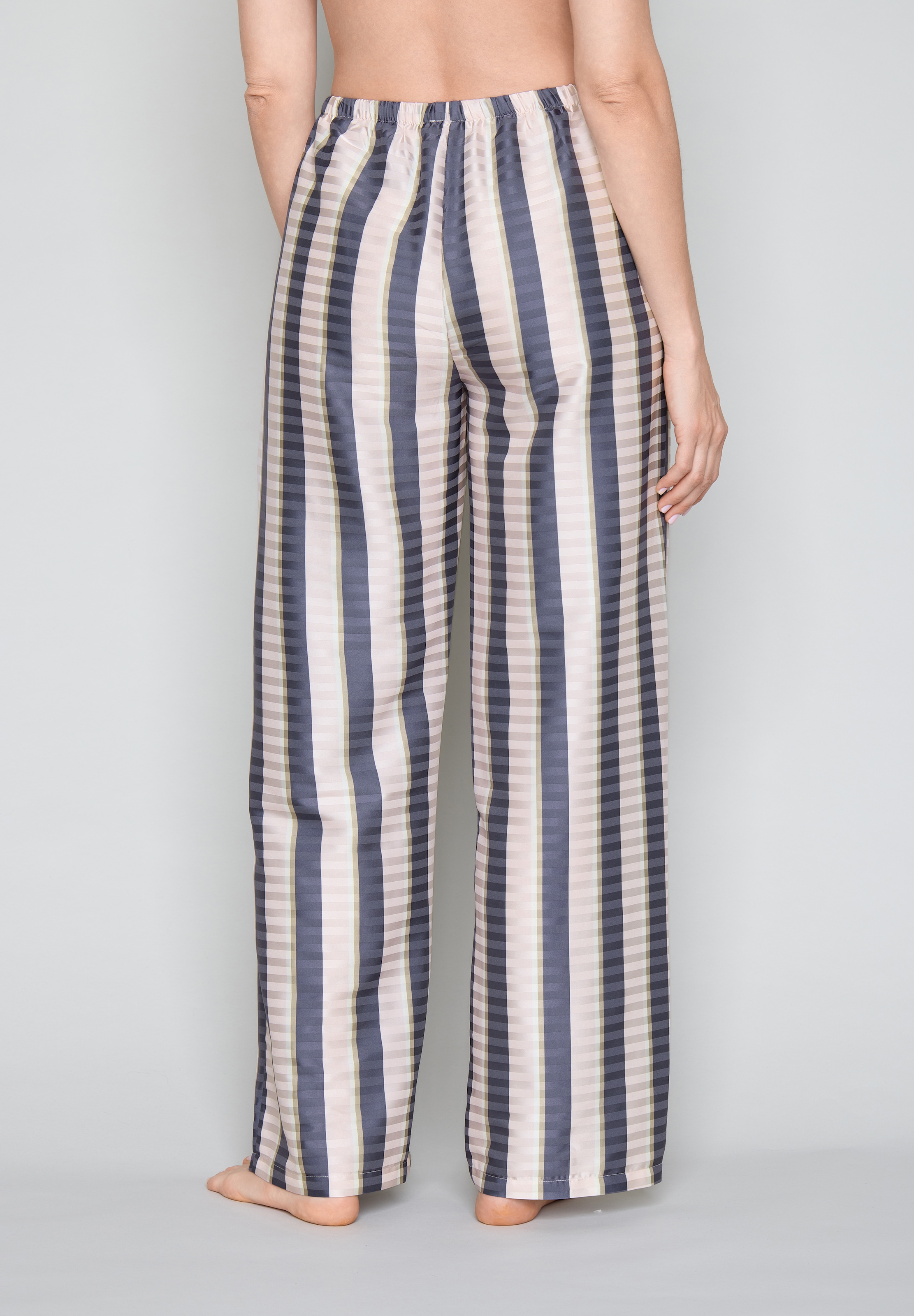 JOOP! Pyjamahose  lockere Passform, für Homewear, mit geradem Bein, aus Satin
