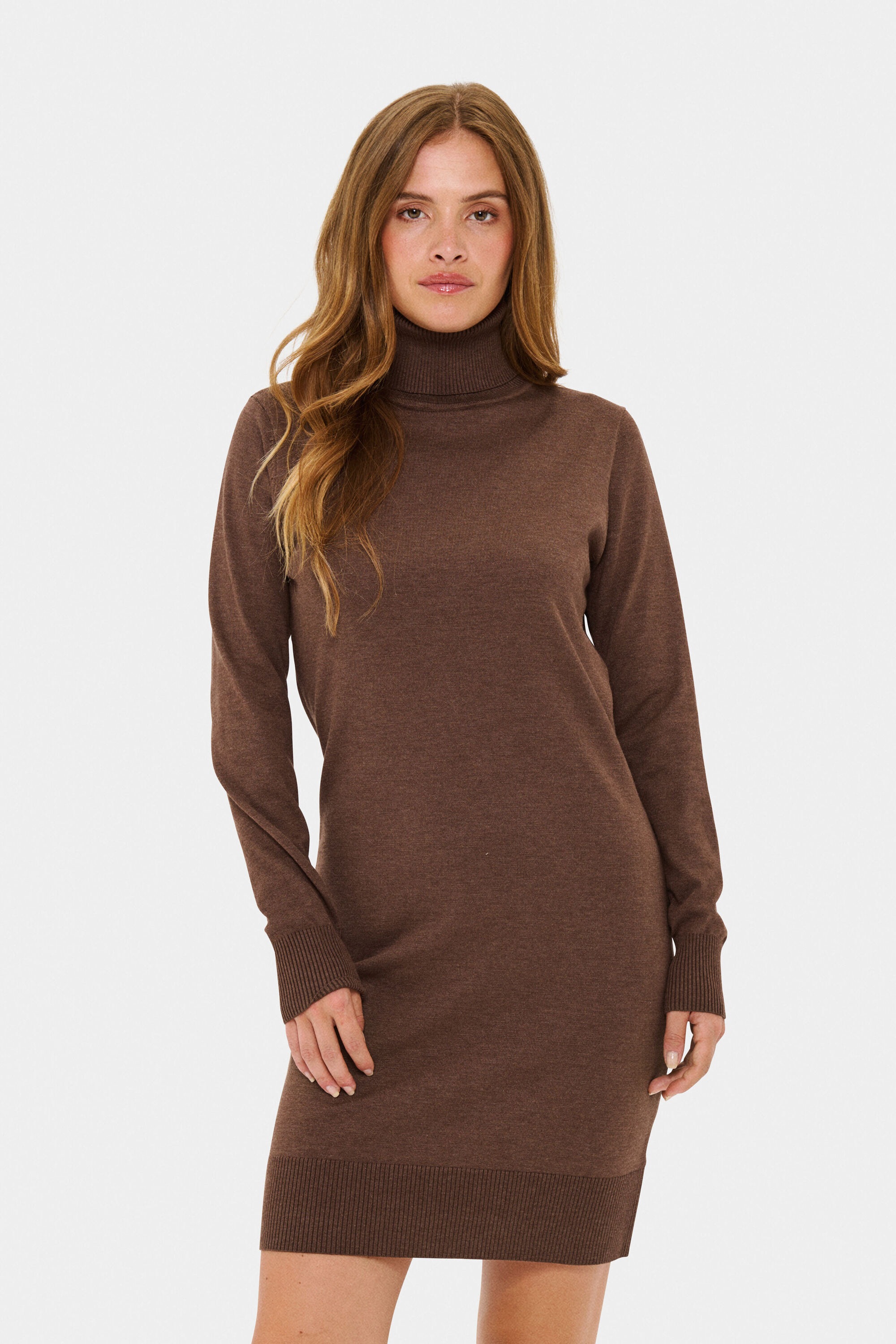 Saint Tropez Midikleid »Damen Kleid U6801,«
