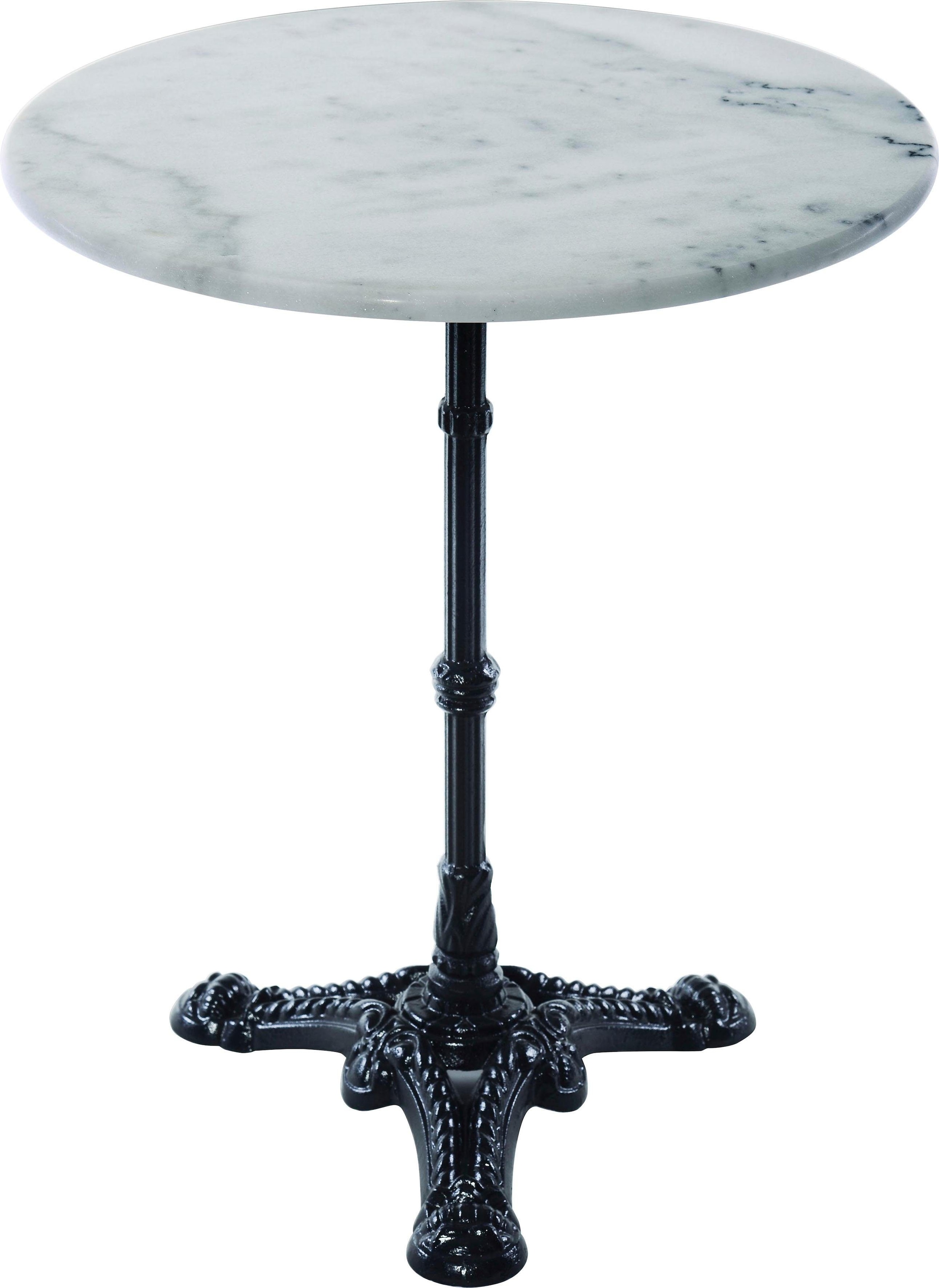 SIT Bistrotisch, mit Marmorplatte und hübschem Eisenfuß bei OTTO