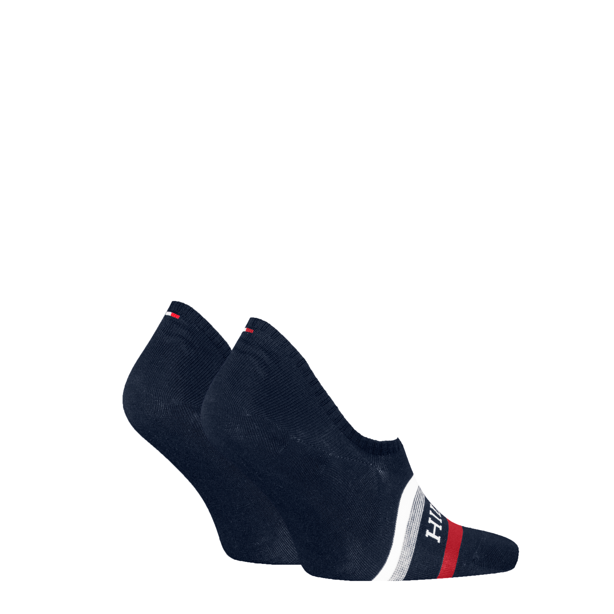 Tommy Hilfiger Füßlinge »TH MEN FOOTIE 2P HILFIGER TAB«, (2er-Pack), mit Anti-Rutsch Technologie