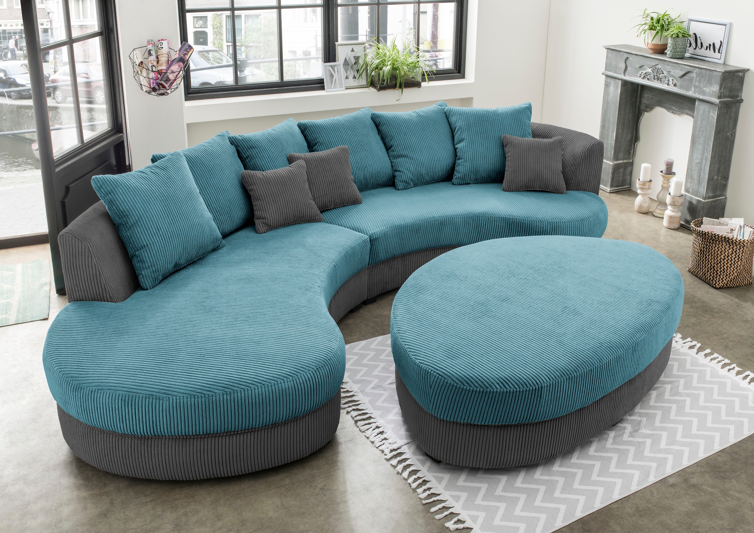 Home affaire Ecksofa »Limoncello organische Formensprache, OTTOs Choice, L-Form« ergonomische Form