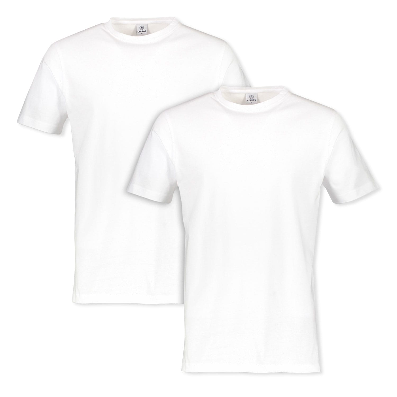 LERROS T-Shirt, (Packung, 2 tlg.), in klassischer Optik