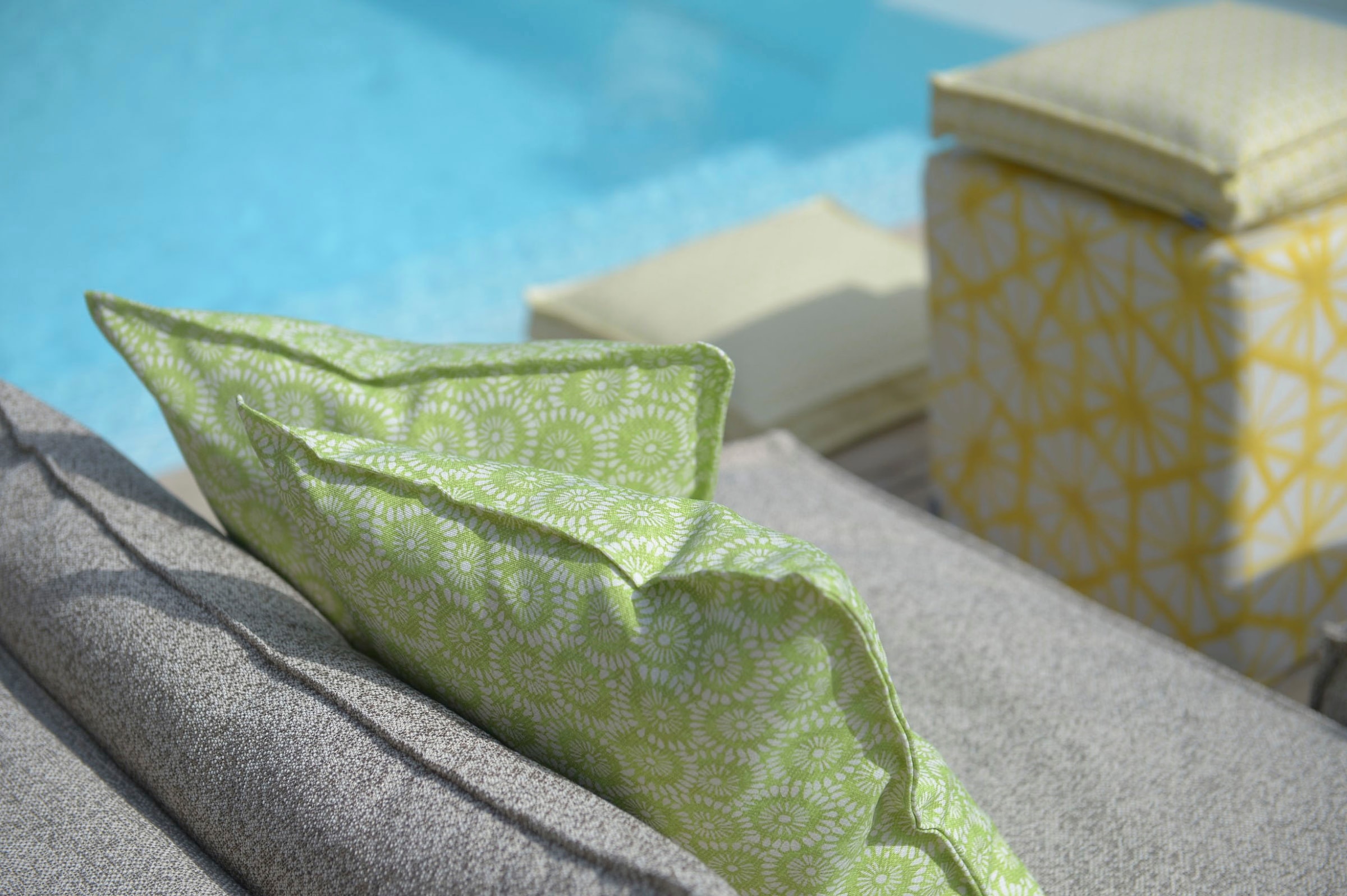 H.O.C.K. Dekokissen »Yuno« mit Blumenmuster, Kissenhülle mit Füllung, 1 Stück