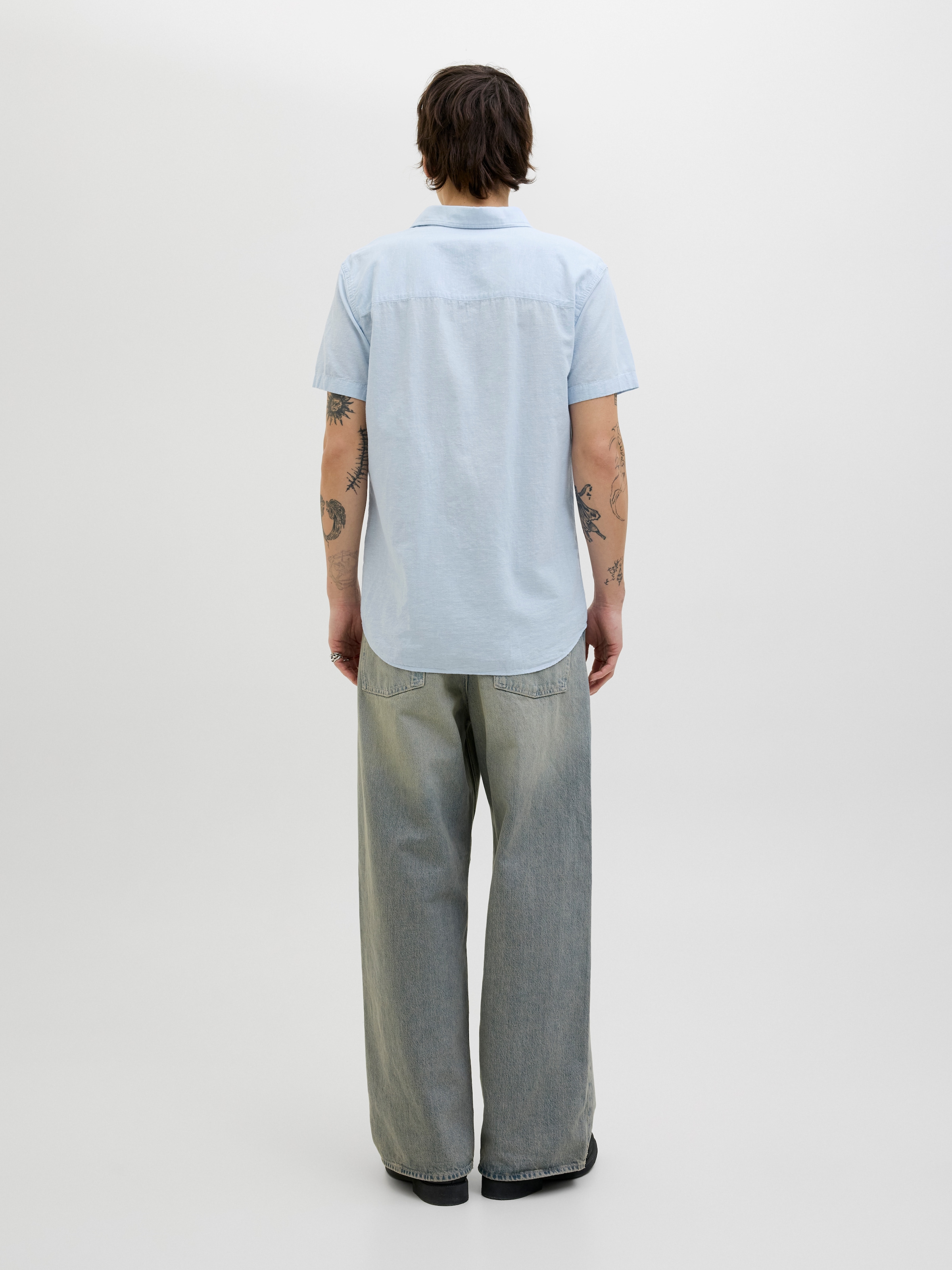 Jack & Jones Kurzarmhemd »JJEBREEZE SHIRT SS SN«, mit Hemdkragen