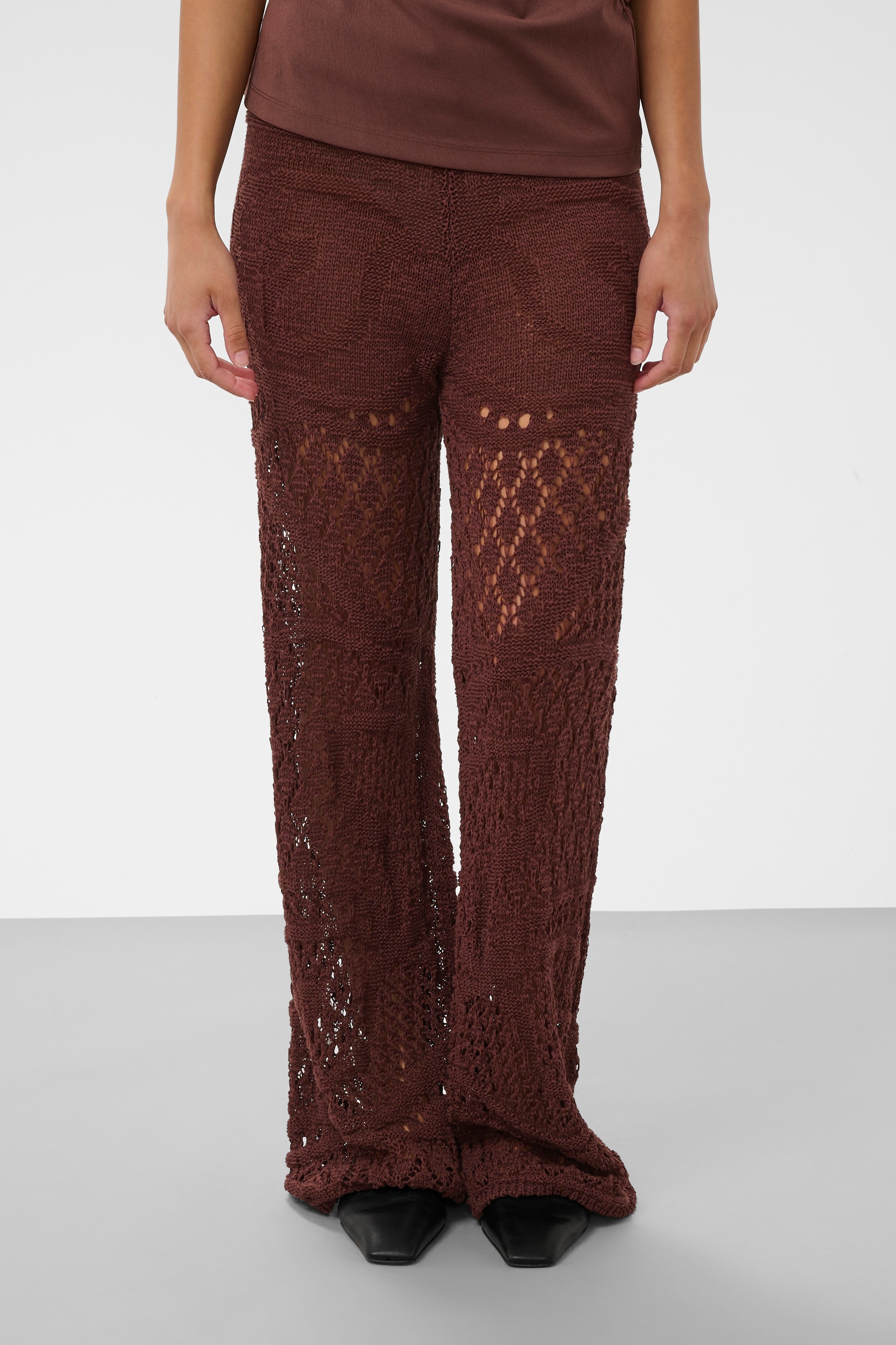 SOAKED IN LUXURY Stoffhose »Strickhose SLBarb«