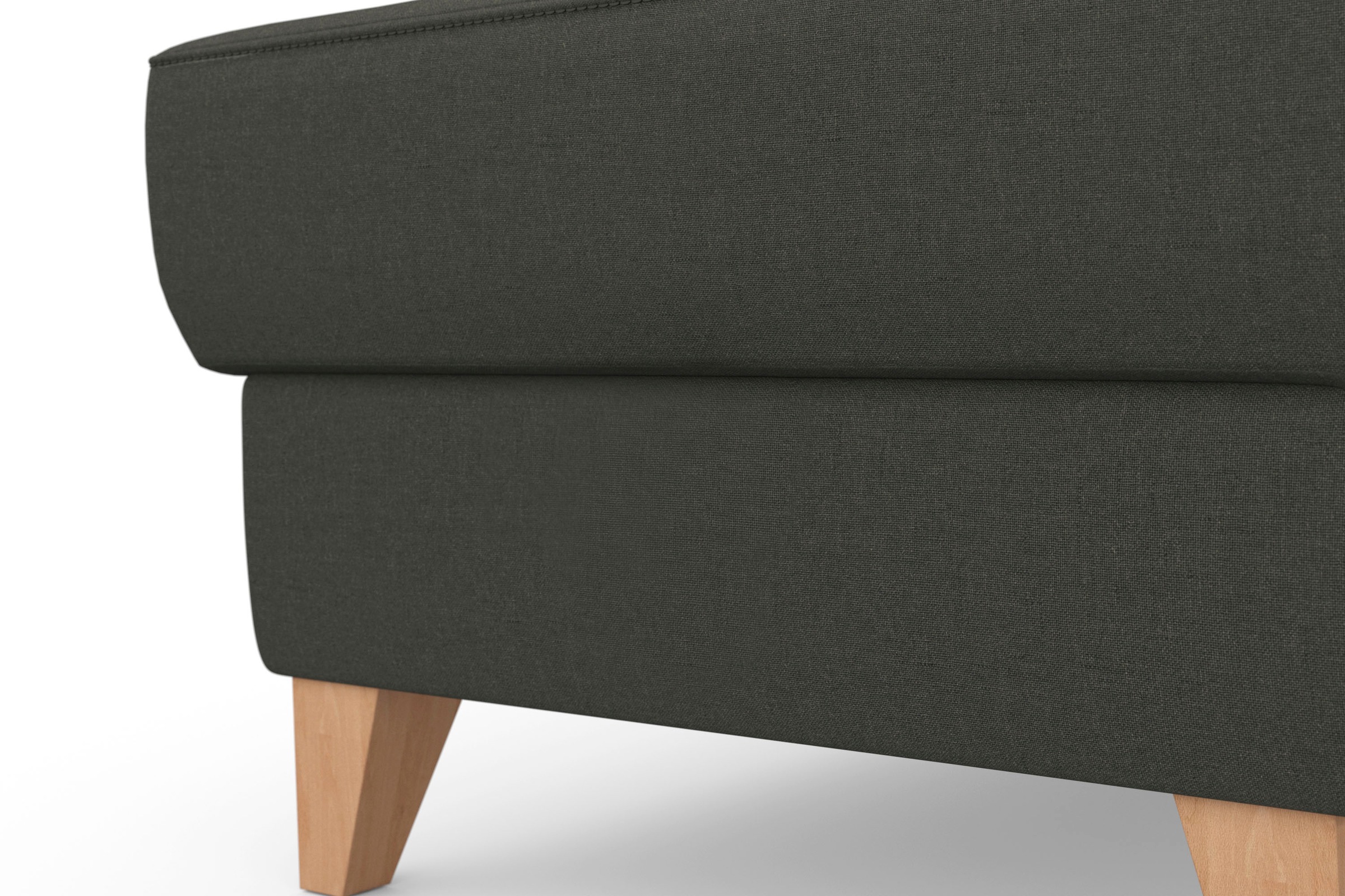 sit&more Ecksofa »Visby L-Form«, Wahlweise mit Bettfunktion und Bettkasten, frei im Raum stellbar
