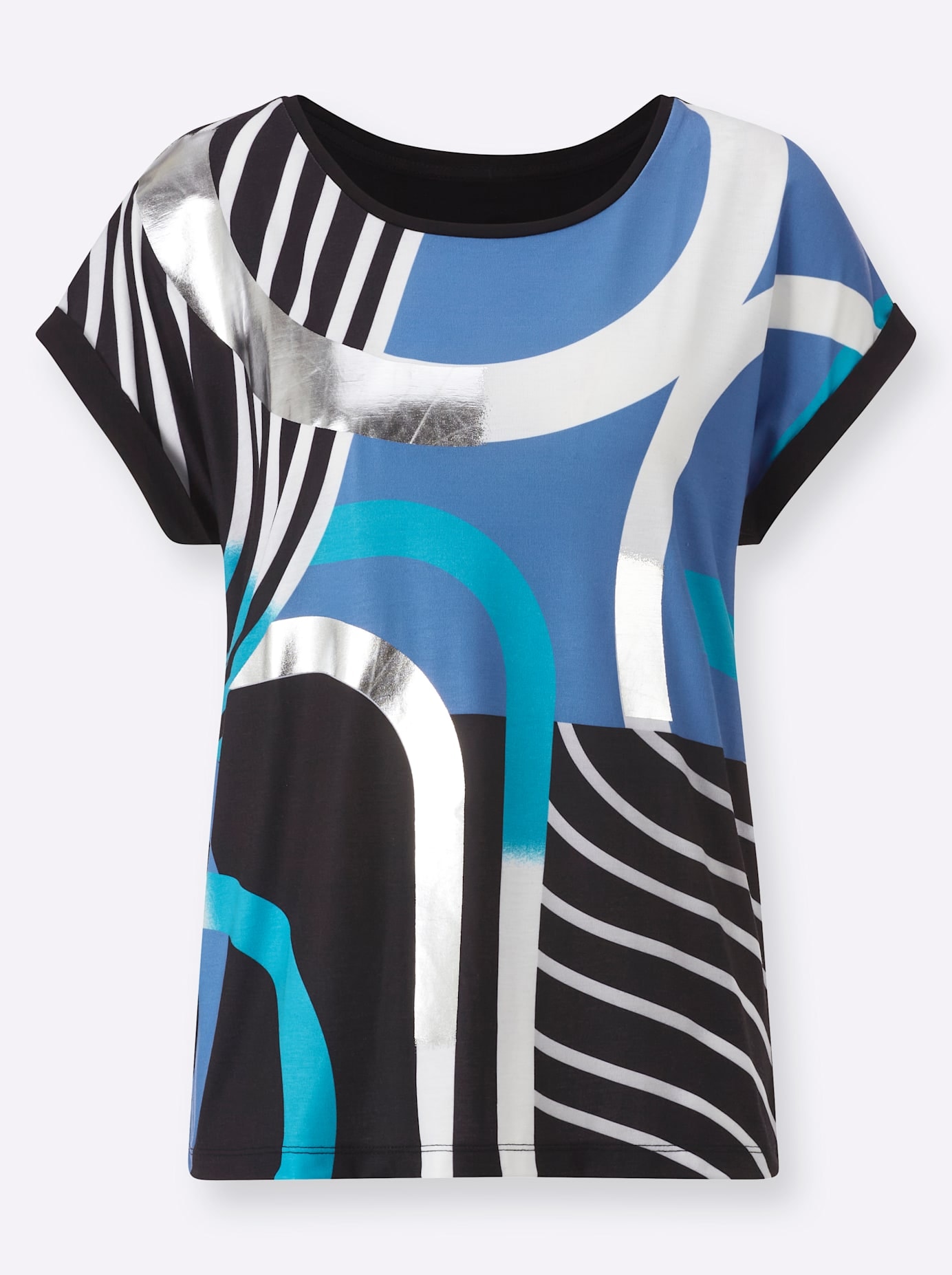 Inspirationen Kurzarmshirt »Rundhals-Shirt« 1 Stk.