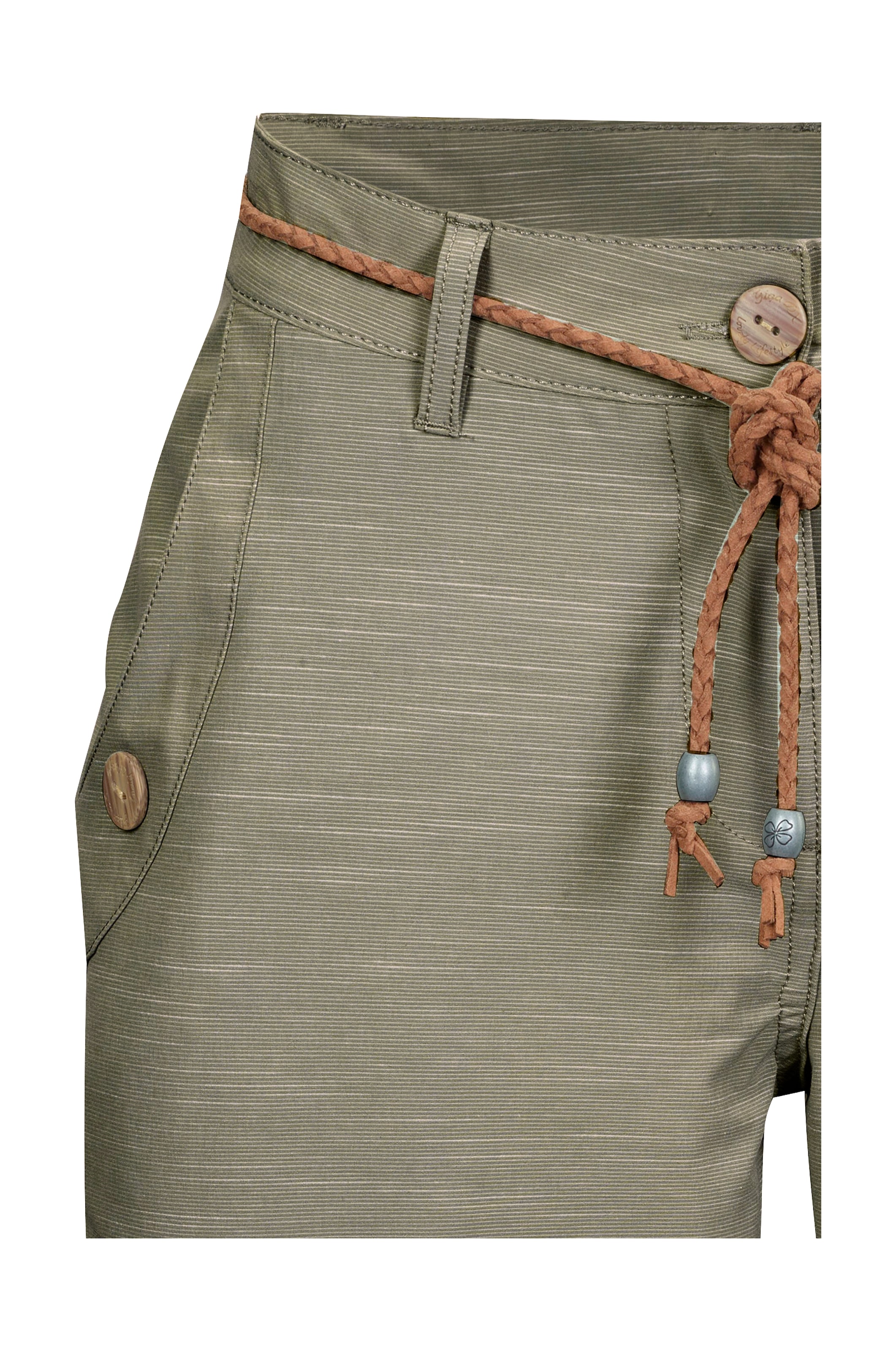 G.I.G.A. DX by killtec Shorts »GS 89 WMN SHRTS«, Schnelltrocknende Damen Shorts mit Comfort-Stretch und Kordelgürtel
