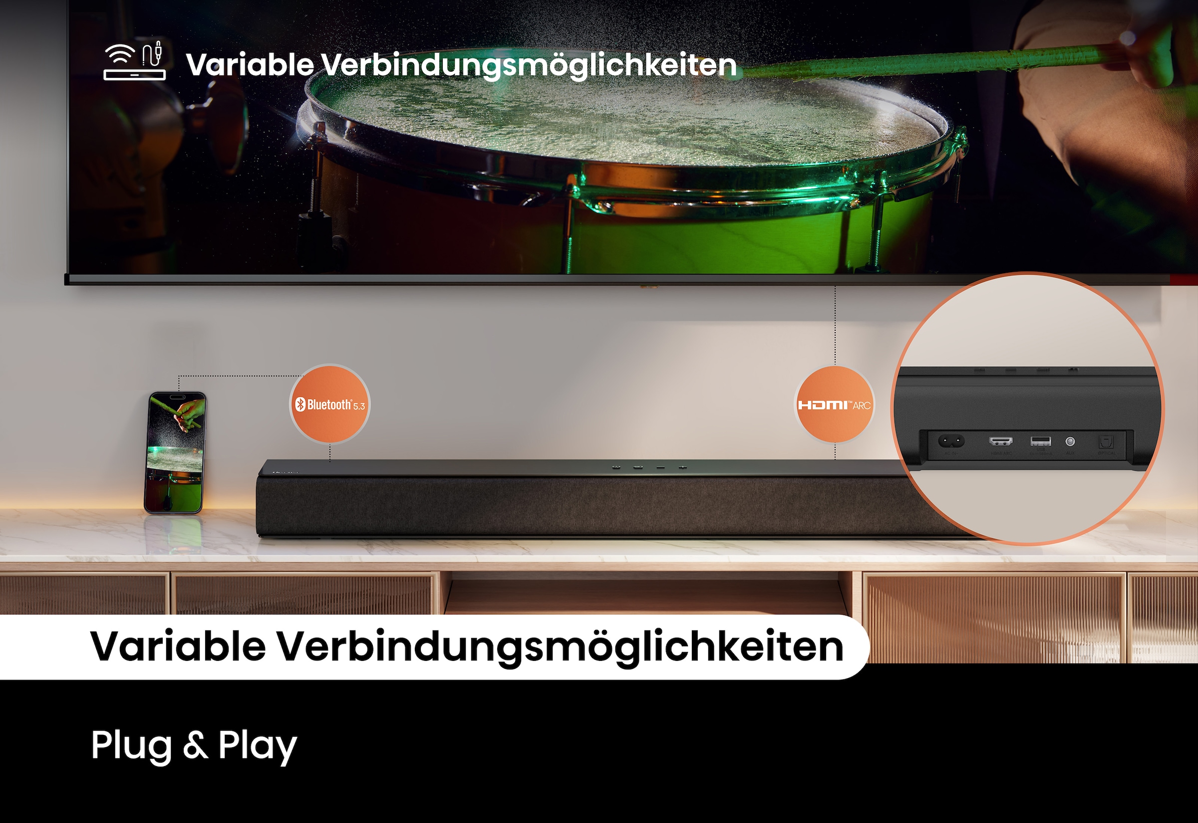 Hisense Soundbar »HS1000«, (1 St.)