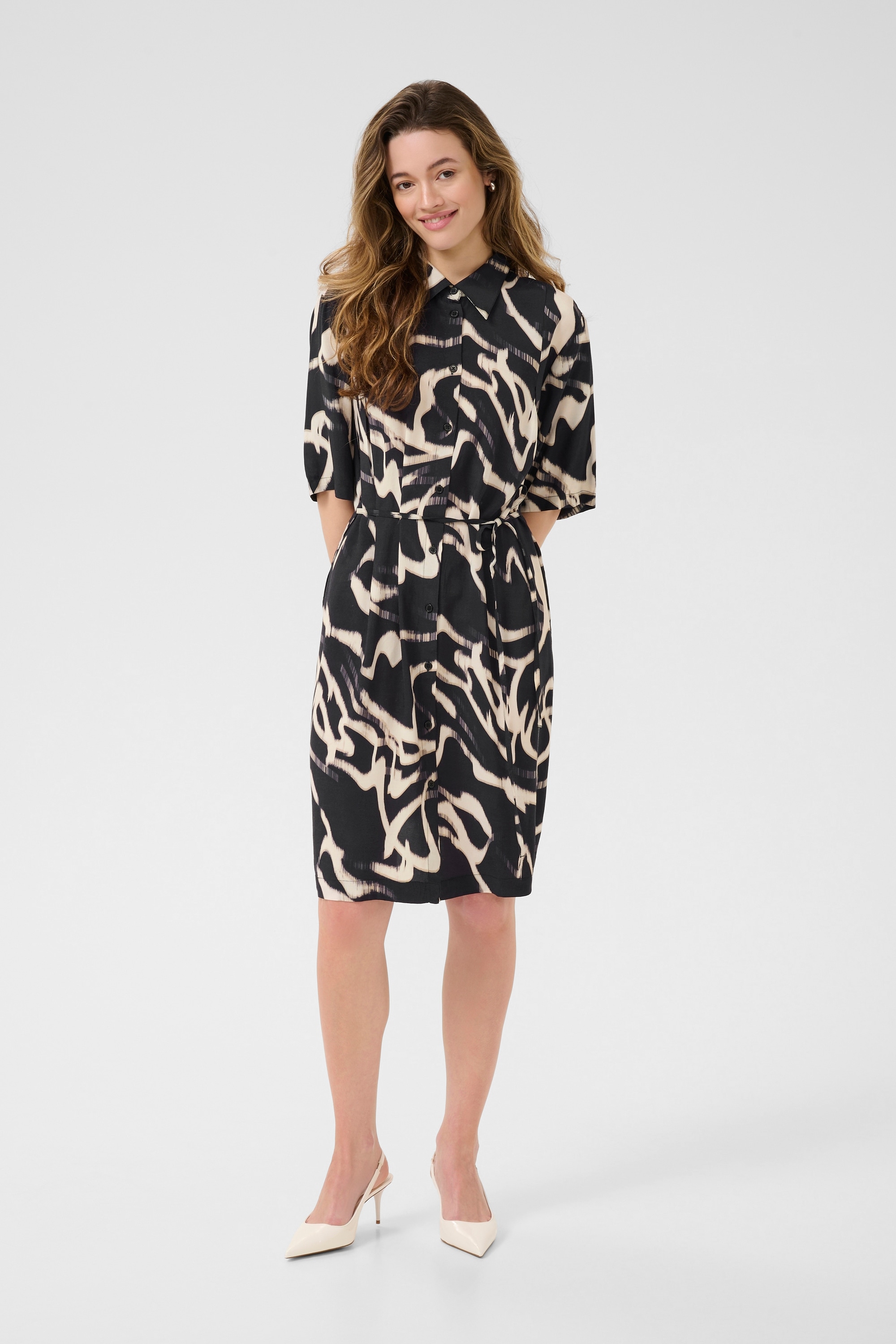 KAFFE Midikleid »Kleid KAmartha«