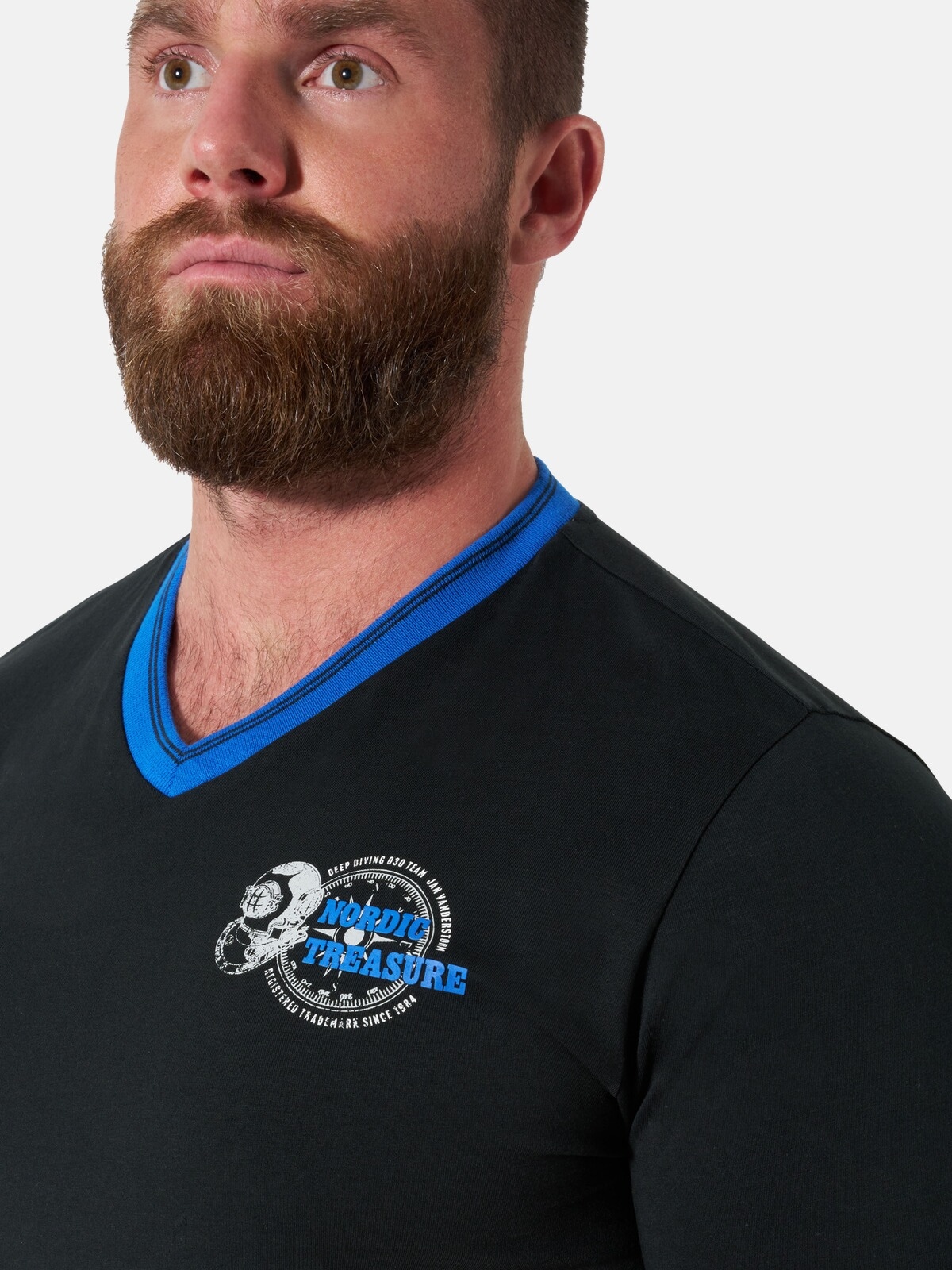 Jan Vanderstorm V-Shirt »3er Pack T-Shirt STIGLUND«