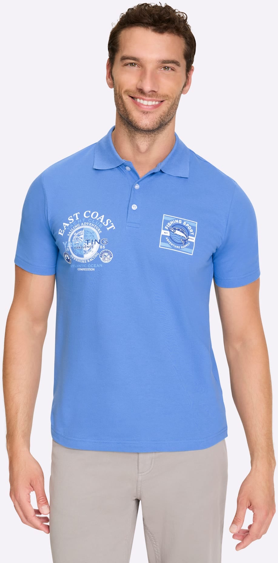Catamaran Kurzarmshirt »Kurzarm-Poloshirt« 1 tlg.