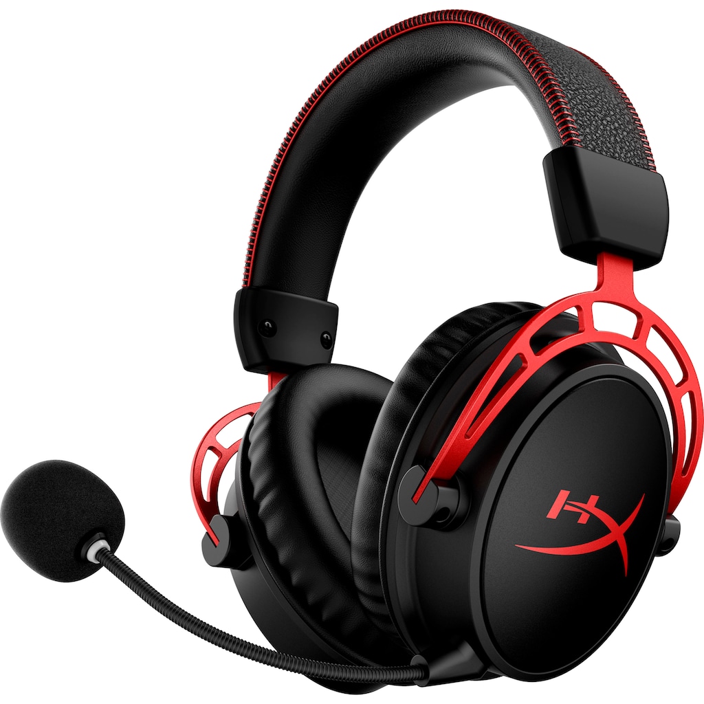 HyperX Gaming-Headset »Cloud Alpha Wireless«, LED Ladestandsanzeige-Rauschunterdrückung-Mikrofon abnehmbar