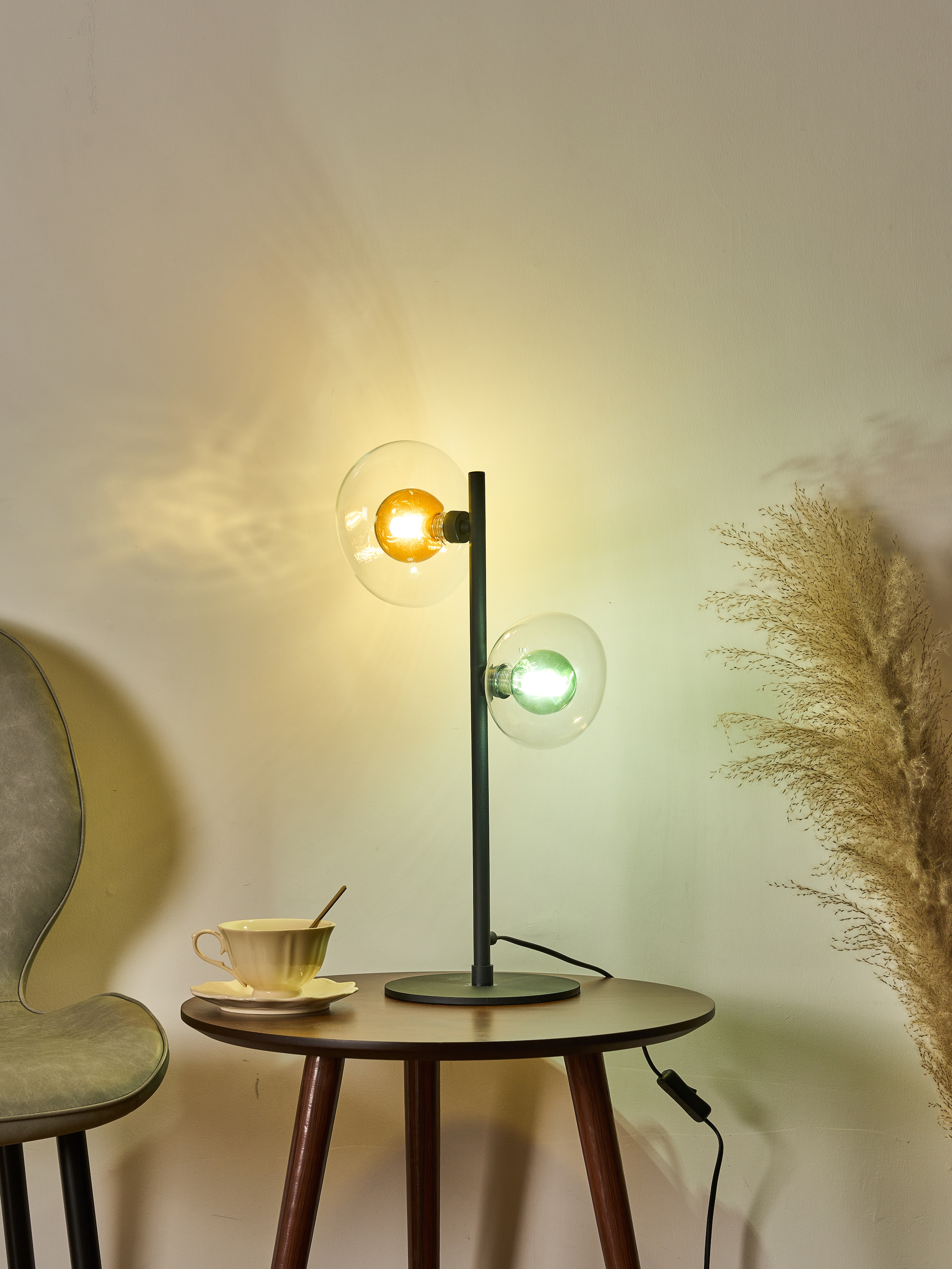 ECO-LIGHT Tischleuchte »Uranus«, 2 flammig, Leuchtmittel G9 | ohne Leuchtmittel