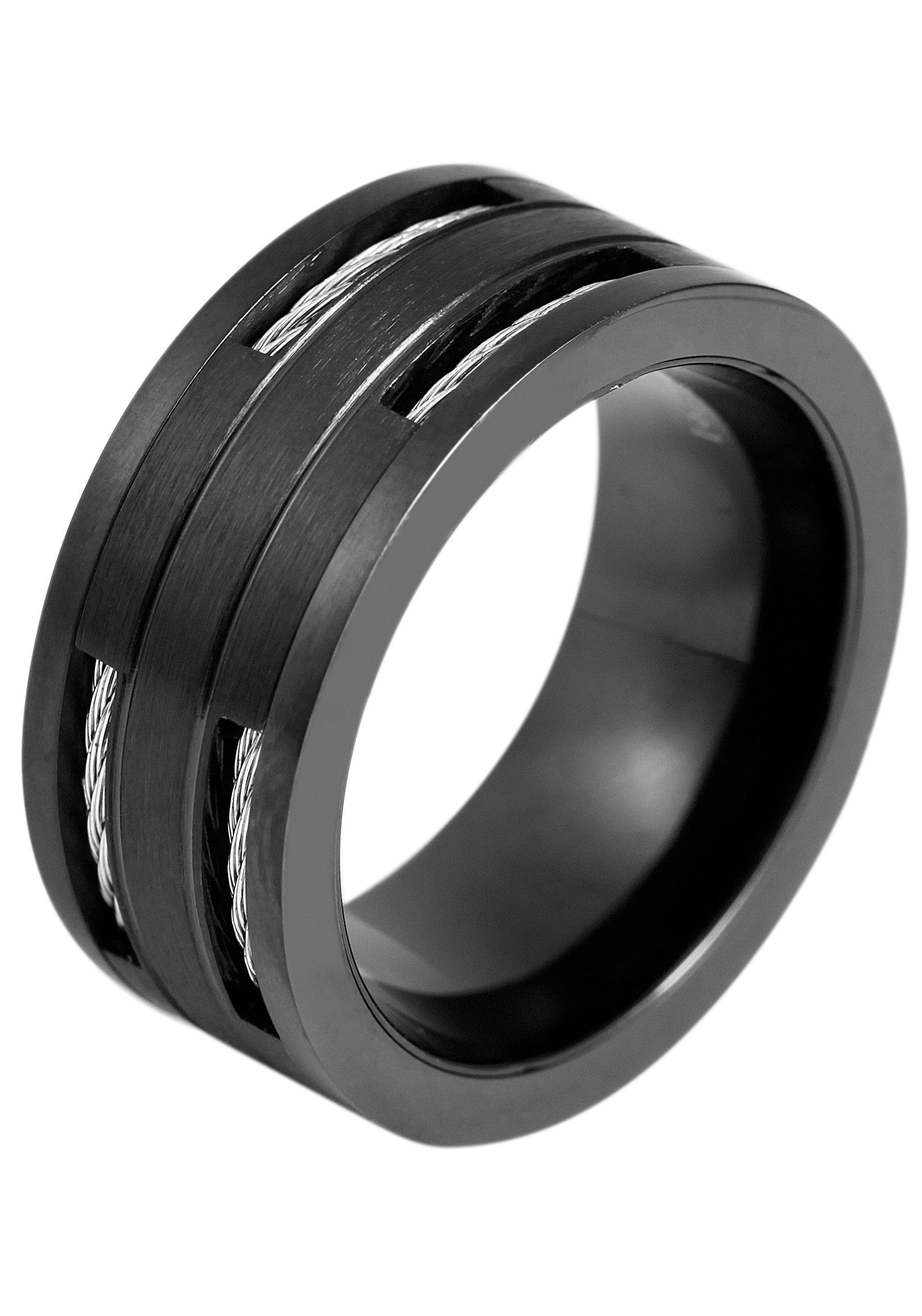 AKZENT Fingerring »Milat, silberfarbig, langlebig«