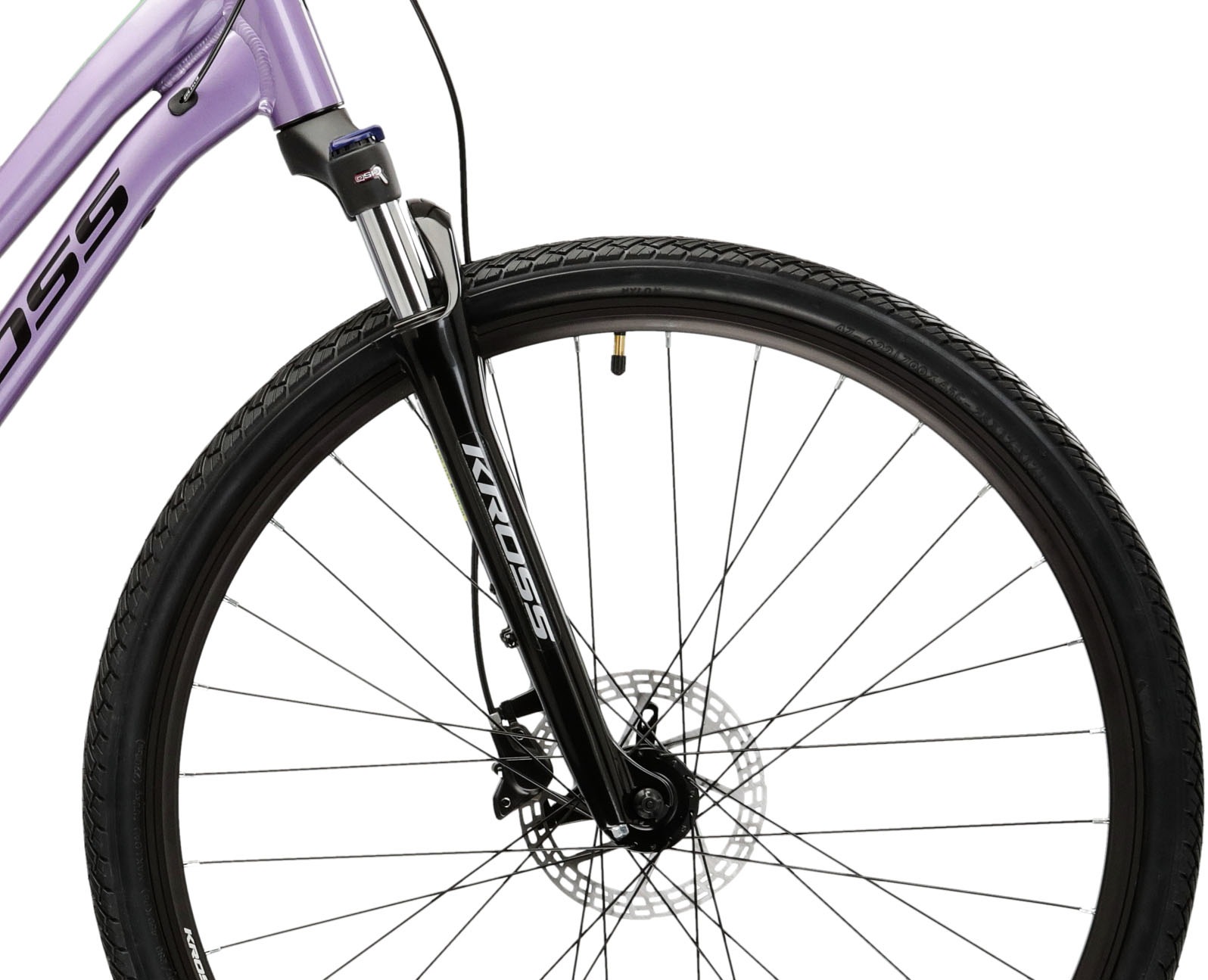 Kross Crossrad »Crossrad Evado 5.0 lila 18 Gänge«, 18 Gang, Shimano, CUES U3020 Schaltwerk, Kettenschaltung