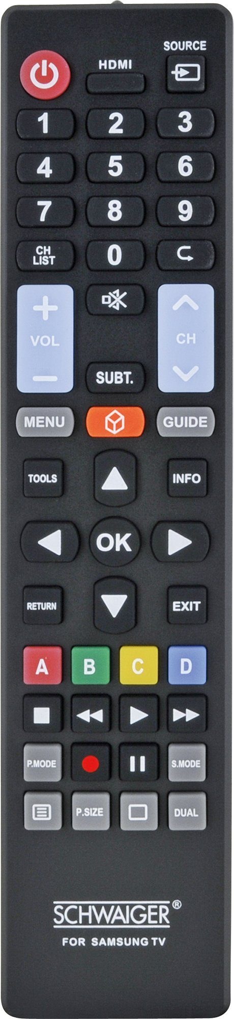 Ersatzfernbedienung für alle Samsung TV-Geräte »TV Universal...