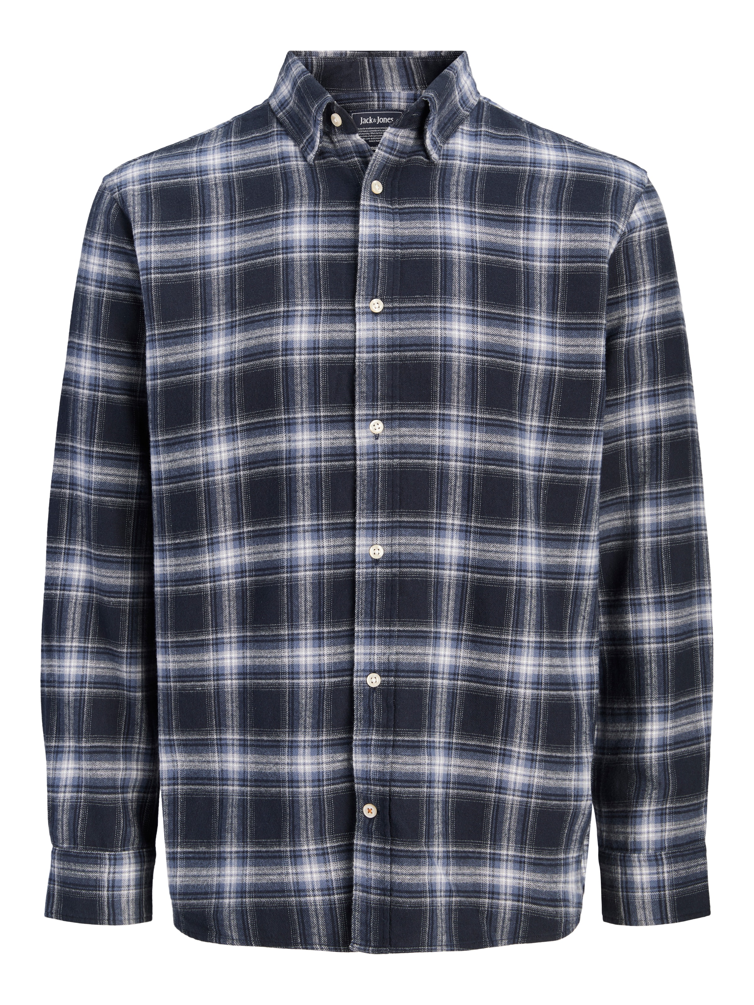 Jack & Jones PlusSize Langarmhemd »JJEFIELD CHECK SHIRT LS SN PLS« Baumwolle, relaxed fit