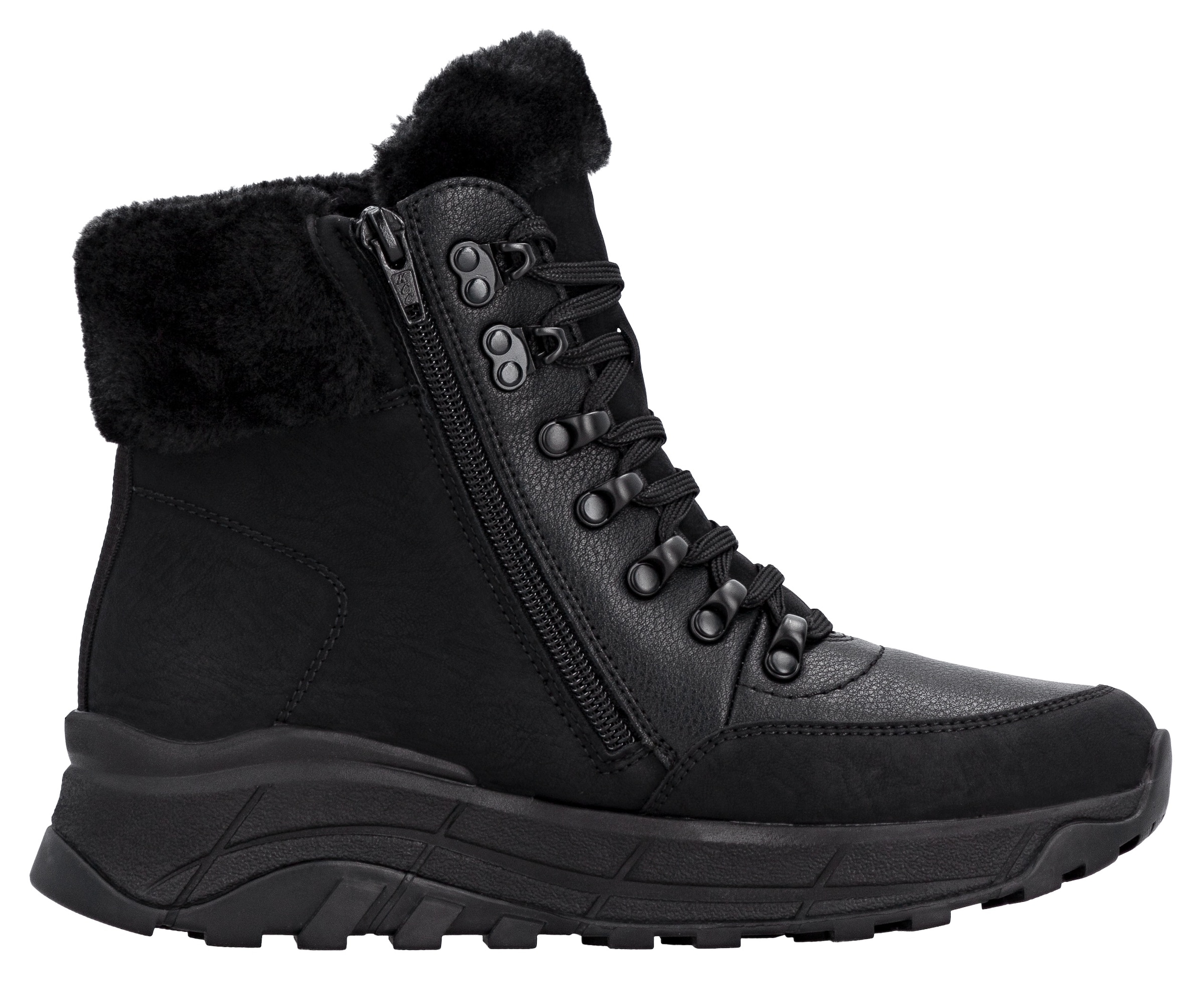 RIEKER Sport Winterboots  Schnürboots, Plateauboots, mit wasserabweisender TEX-Membrane