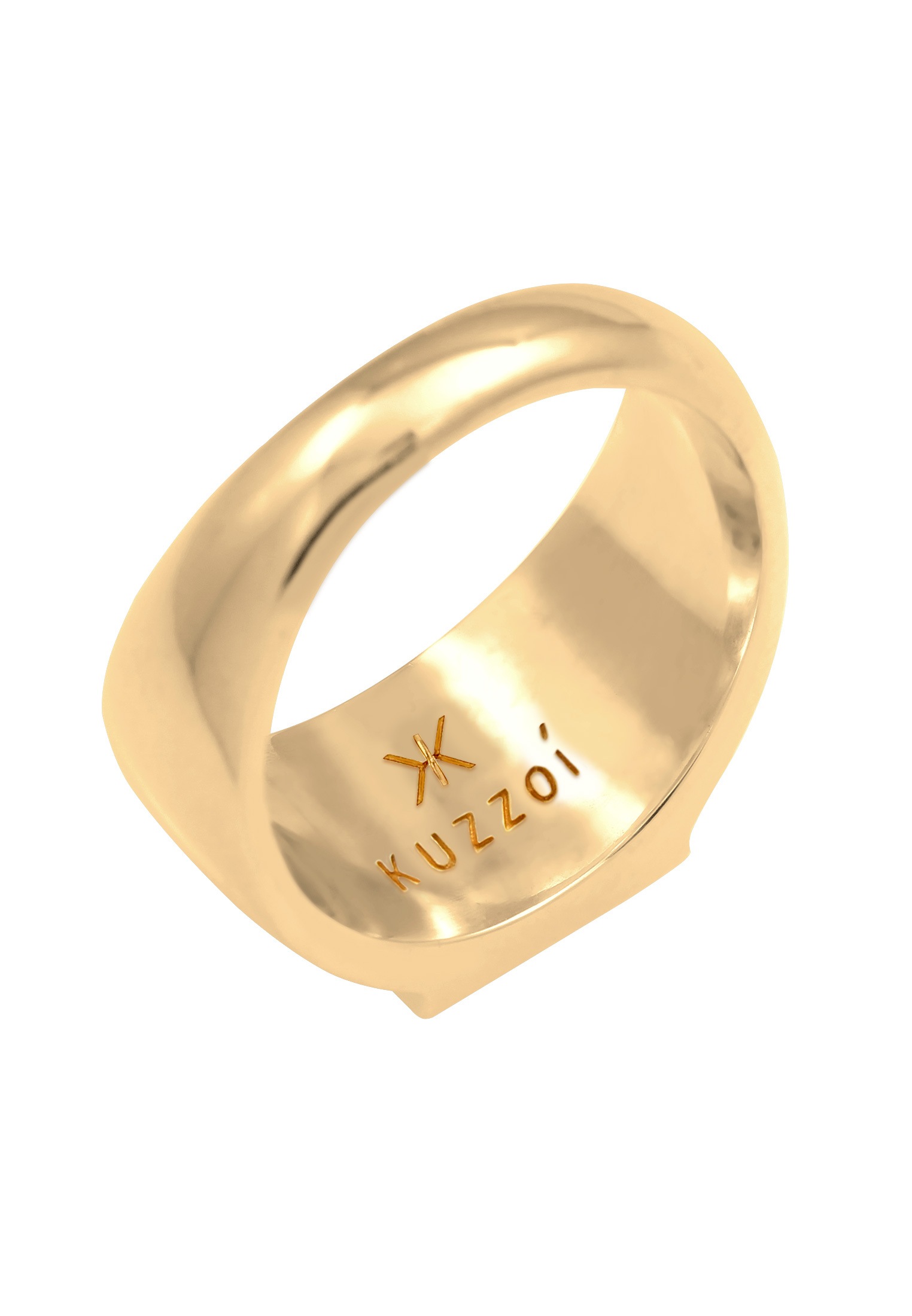 Kuzzoi Siegelring »Ring Herren Siegelring Rechteckig Klassik 925 Silber«