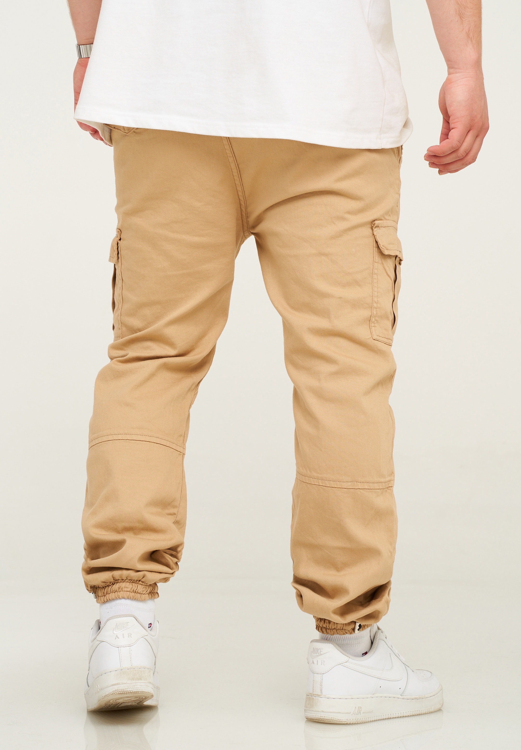 SOULSTAR Cargohose »Freizeithose Jogger-Hose mit elastischem Bund Stoffhose für Herren«