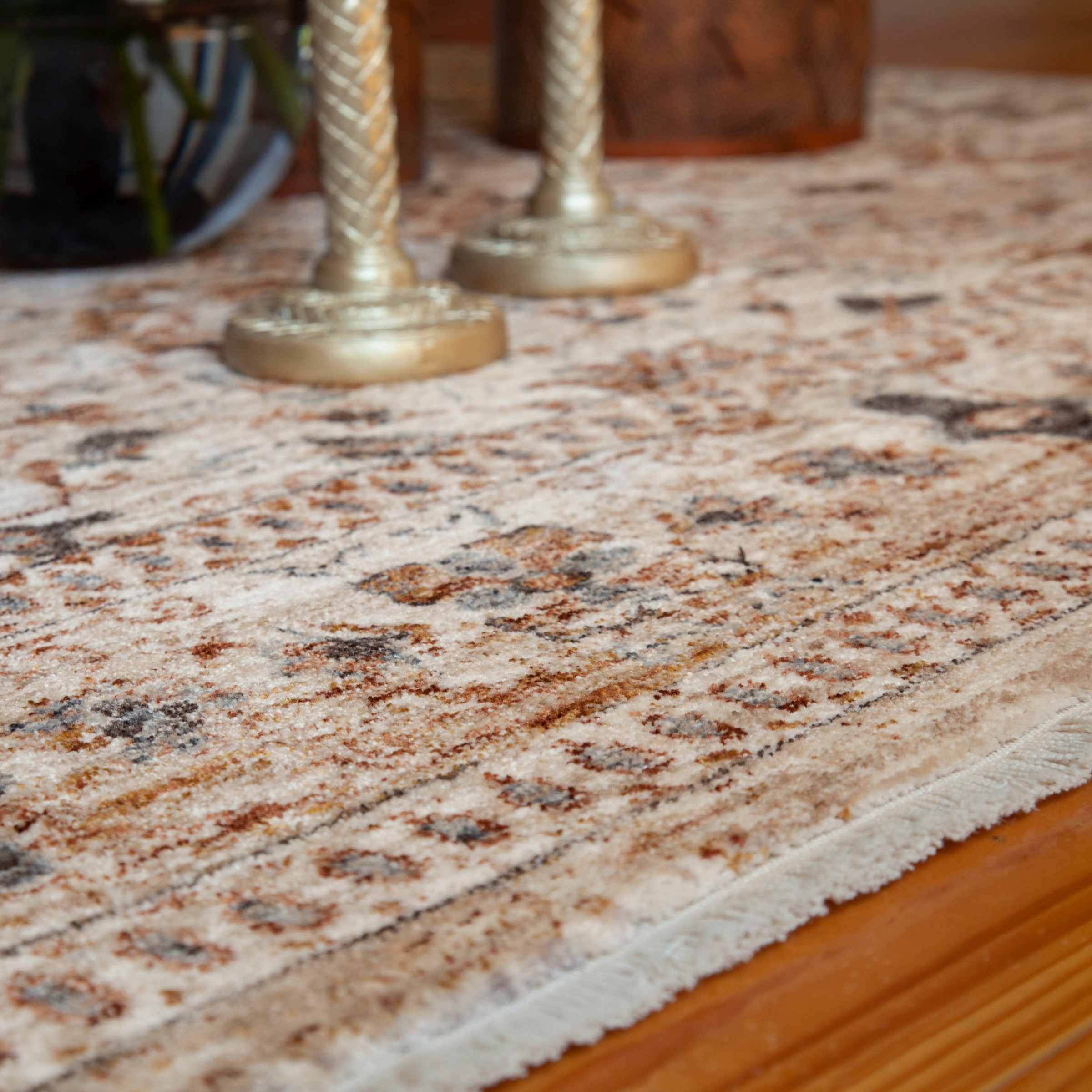 Obsession Teppich »My Laos 465« rechteckig 9 mm Höhe orientalisches Design, mit Fransen, Wohnzimmer, auch als Läufer