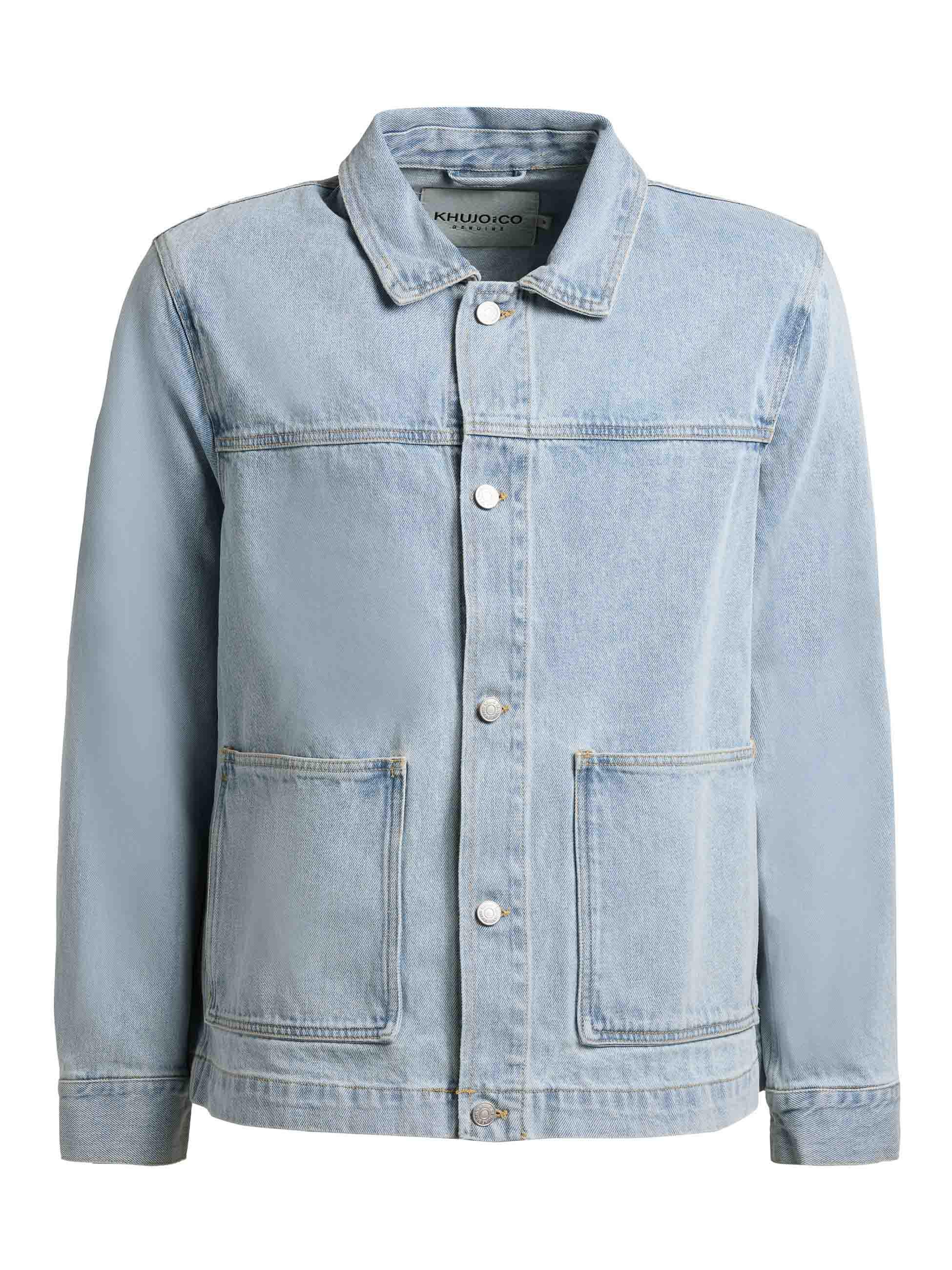 khujo Jeansjacke »Jeansjacke Barto« ohne Kapuze Modische Jacke in Jeans-Optik