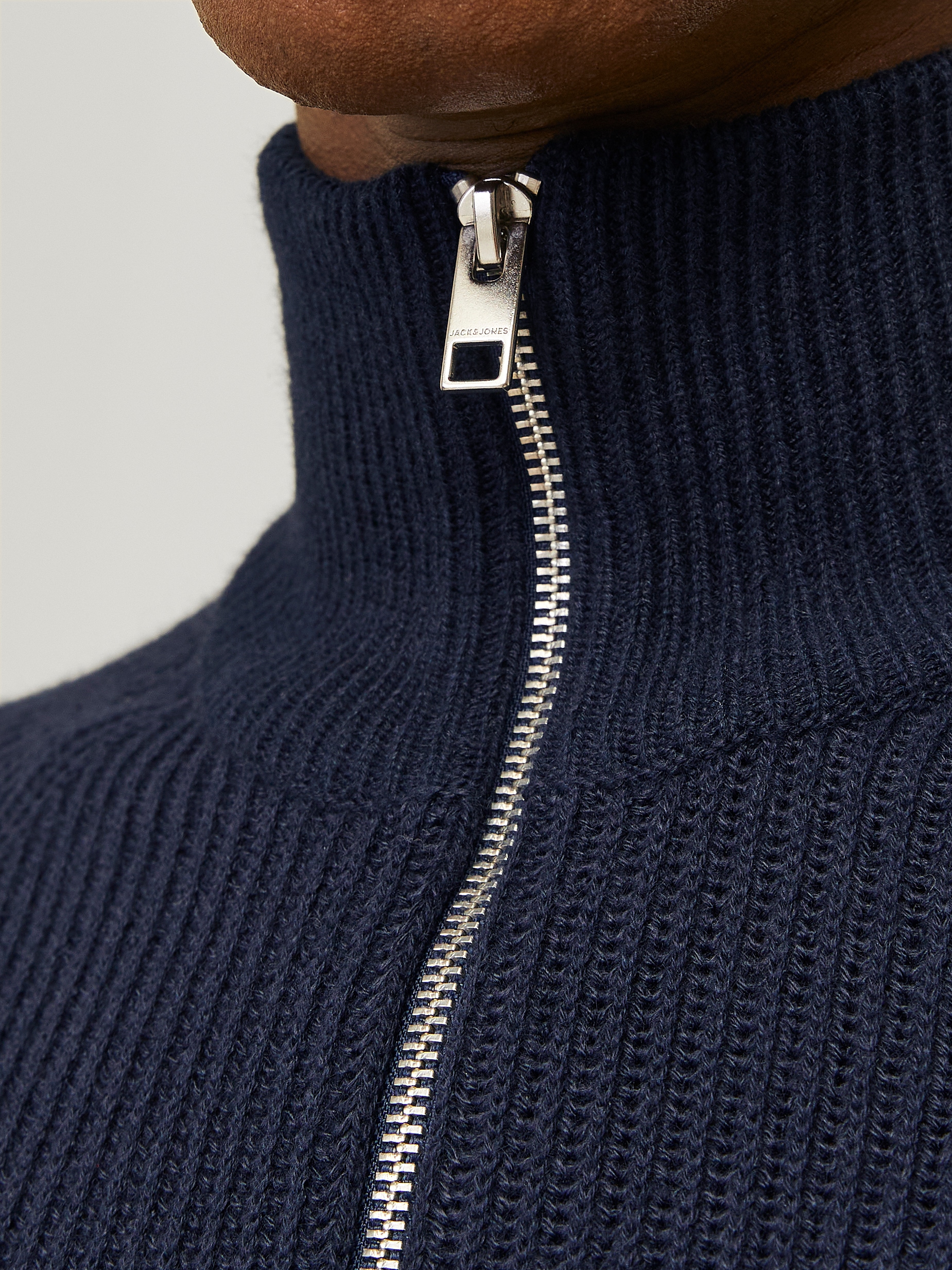 Jack & Jones Troyer »JJPANNEL KNIT HALF ZIP AW24«