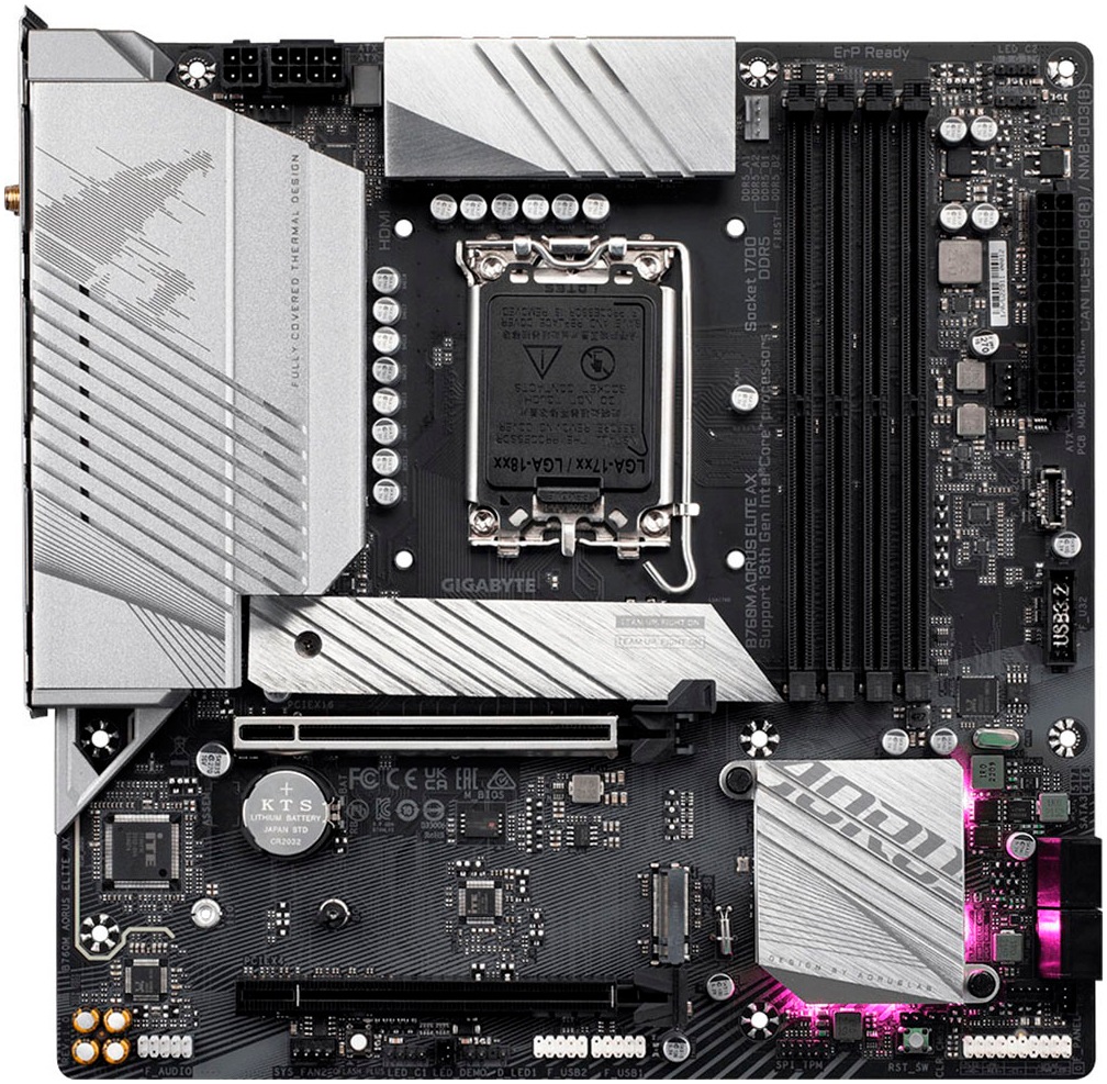 Gigabyte Mainboard »B760M AORUS ELITE AX«