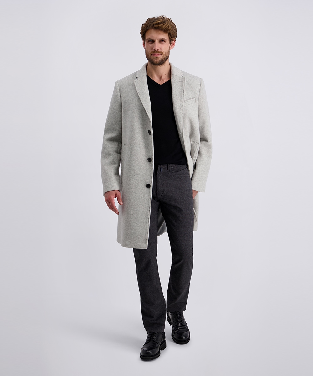 Pierre Cardin 5-Pocket-Hose »PC-Lyon«, fein gemusterst