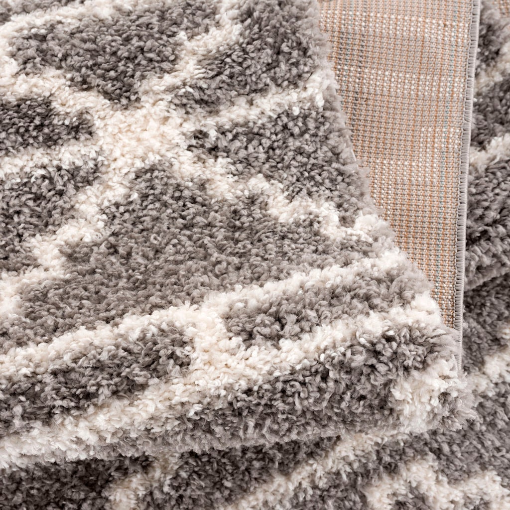 Carpet City Hochflor-Teppich »Pulpy 530«, rechteckig