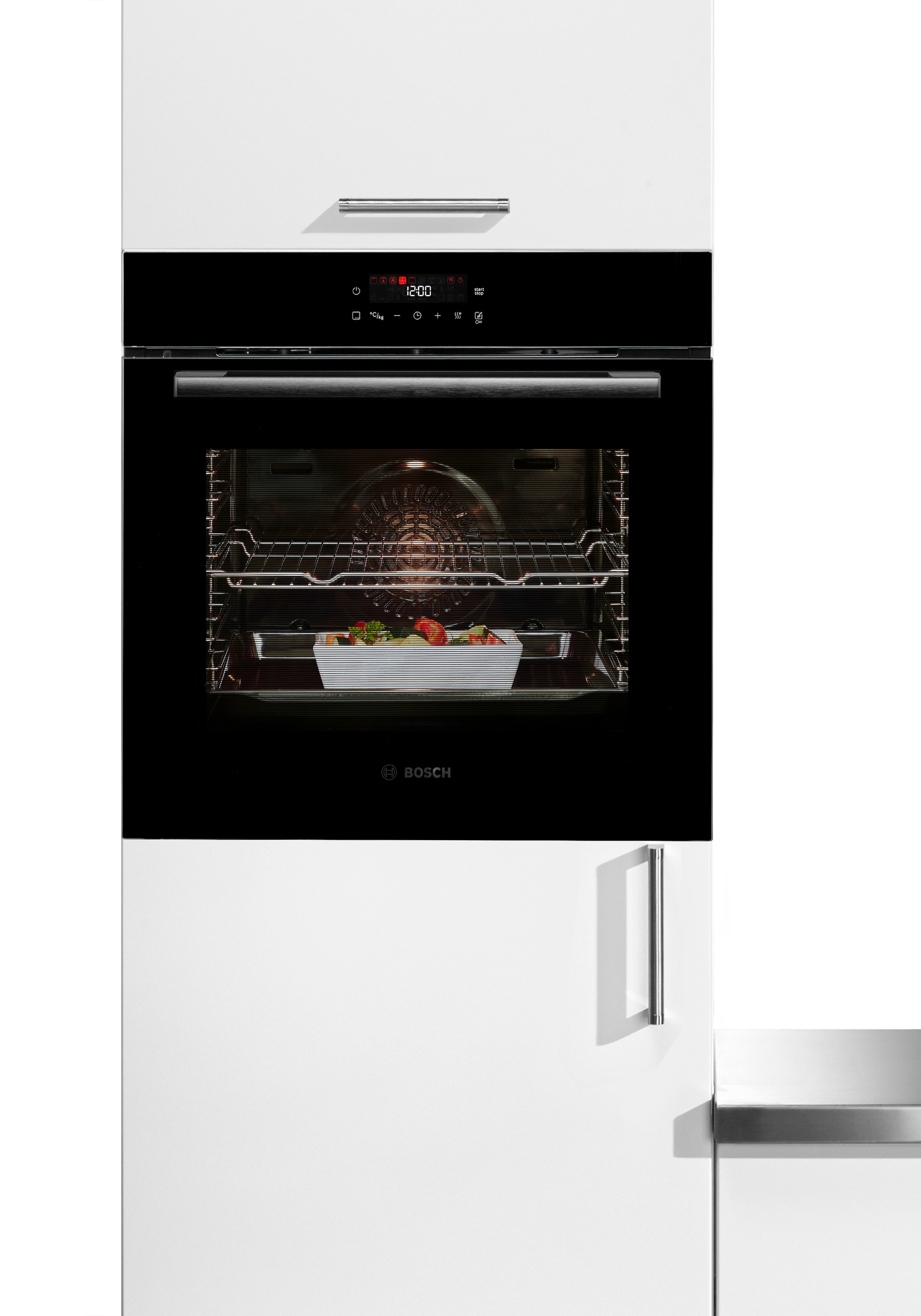 BOSCH Pyrolyse Backofen Serie 2 »HBA571BB4« mit Teleskopauszug nachrüstbar