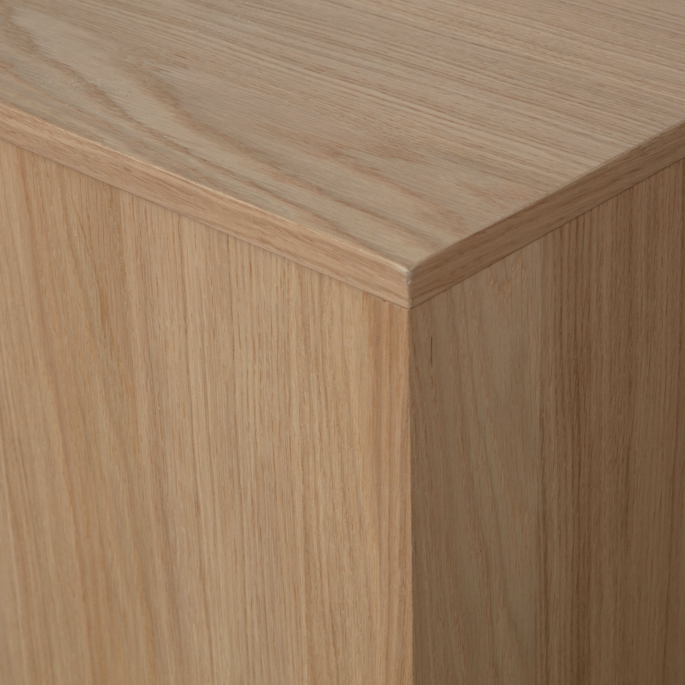 WOOOD Sideboard »Modulair mit Eichenfurnier und Druckmechanismus B 40 x T 40 x H 44 cm« Tragkraft 15 kg pro Einlegeboden, kompakte Ausführung