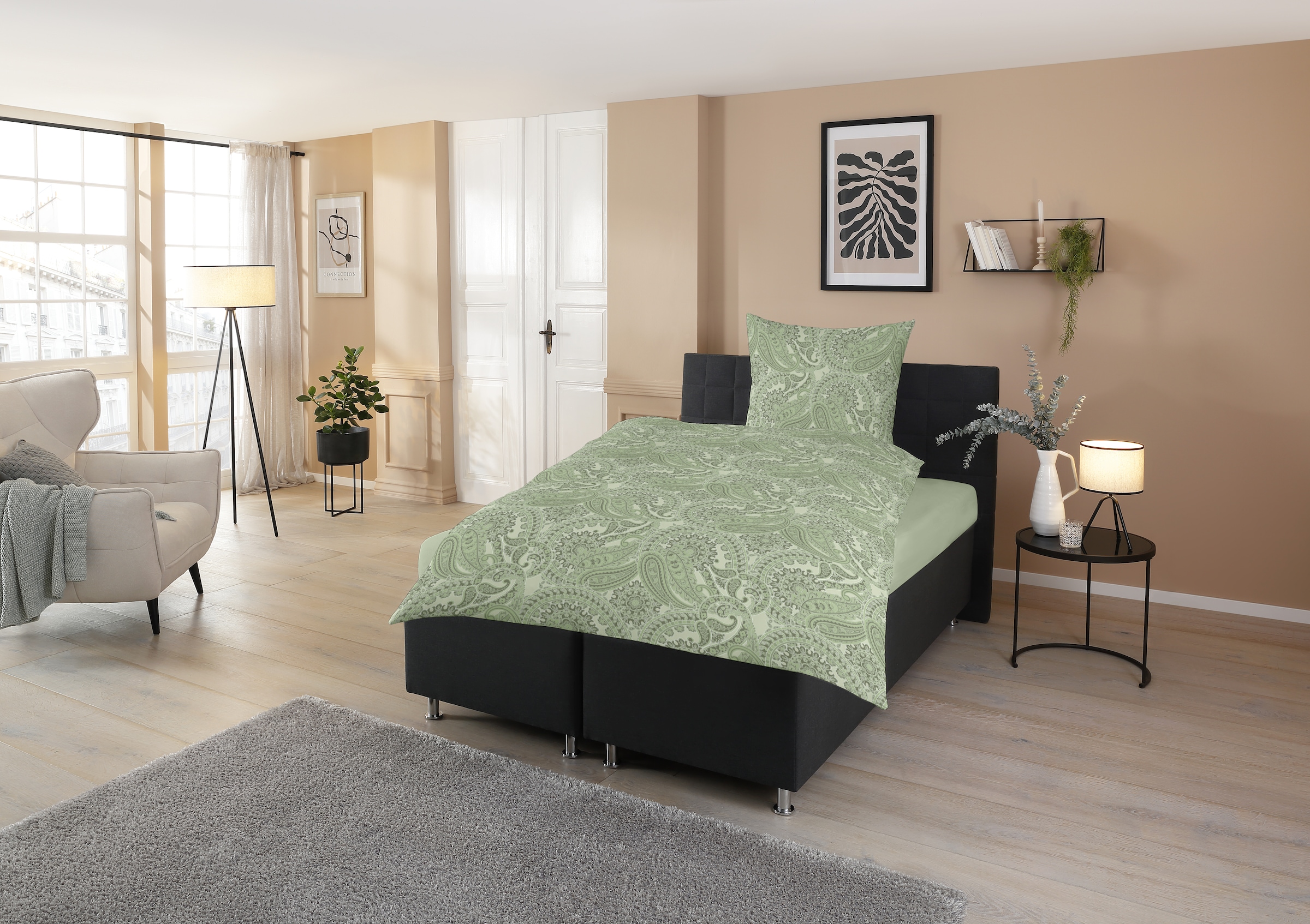 CASATEX Bettwäsche »Luana«, Paisley Design, modern und schöne Farben
