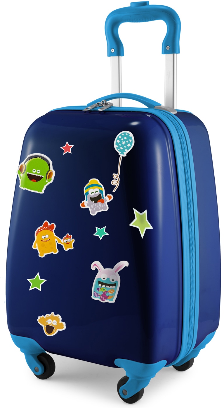 Kinderkoffer »For Kids, Monster«, 4 Rollen, Kinderreisegepäck Handgepäck-Koffer...