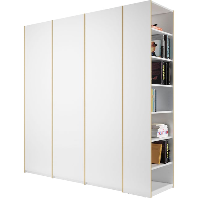 Müller SMALL LIVING Drehtürenschrank »Modular Plus Variante 7«, zwei  Anbauelemente, links oder rechts montierbarer Seitenregal bestellen bei OTTO