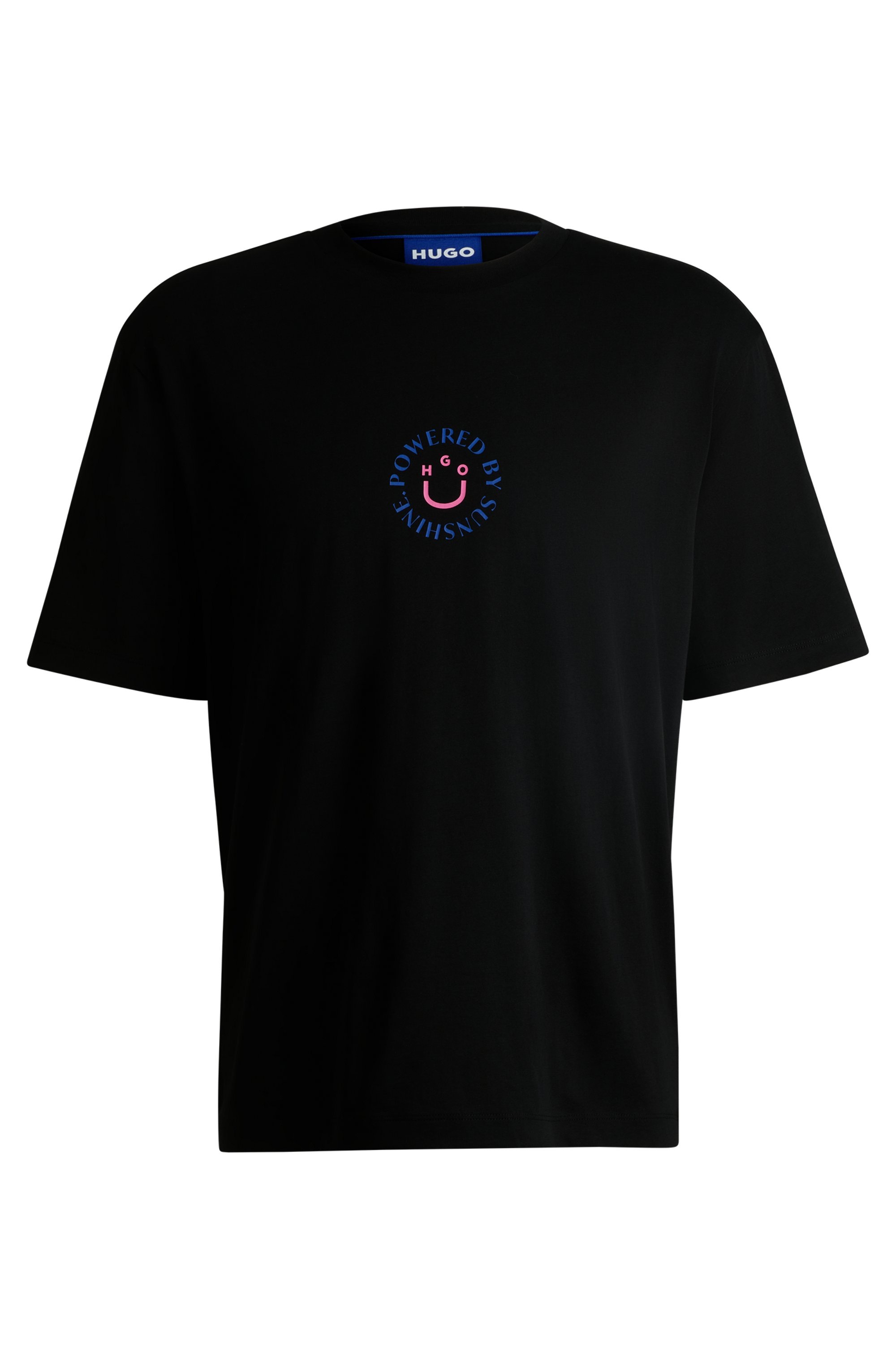 HUGO Blue T-Shirt »Napoka«, Unisex, mit Hugo-Rückendruck