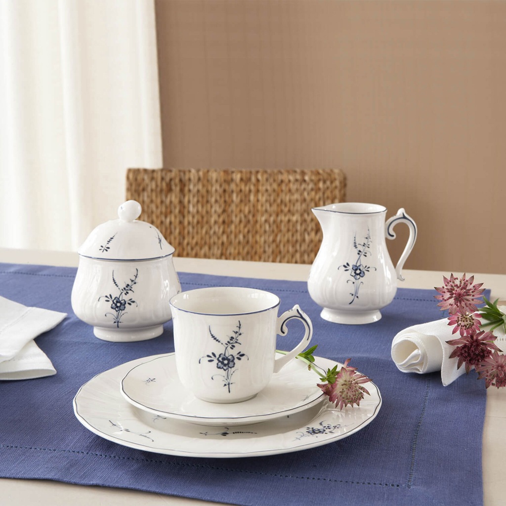 Villeroy & Boch Milchbehälter »Milchkännchen Vieux Luxembourg 300 ml weiß-blau«