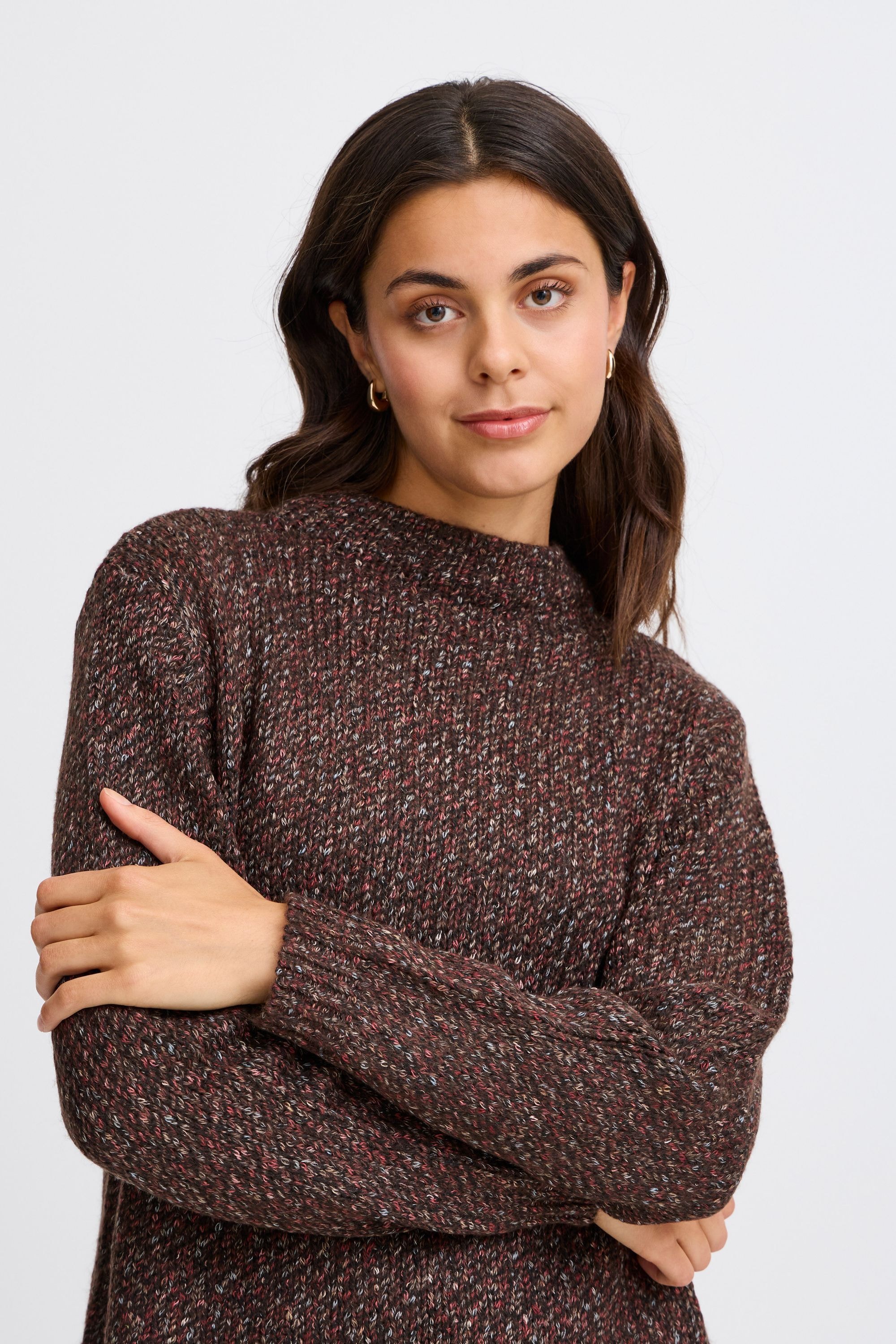 fransa Strickfleece-Pullover »Strickpullover FRSpotta«
