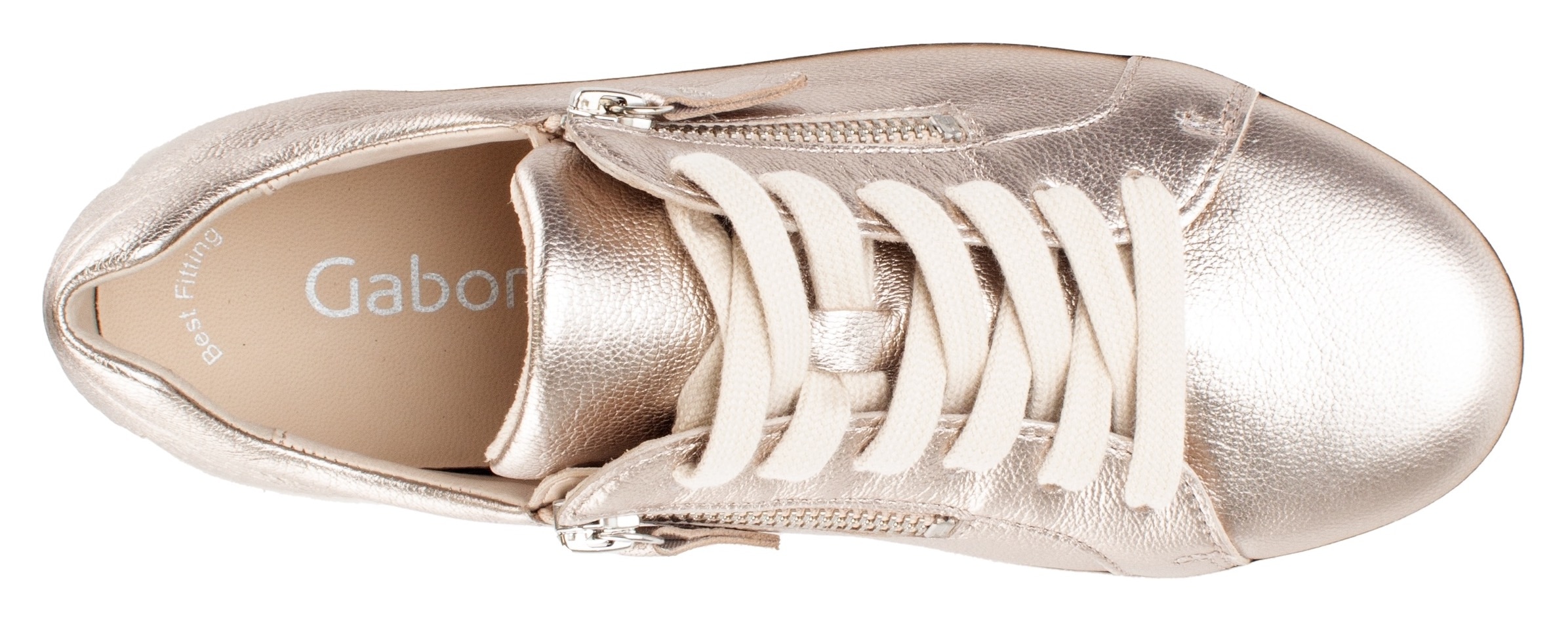 Gabor Plateausneaker, Freizeitschuh, Halbschuh, Schnürschuh mit Best Fitting-Ausstattung