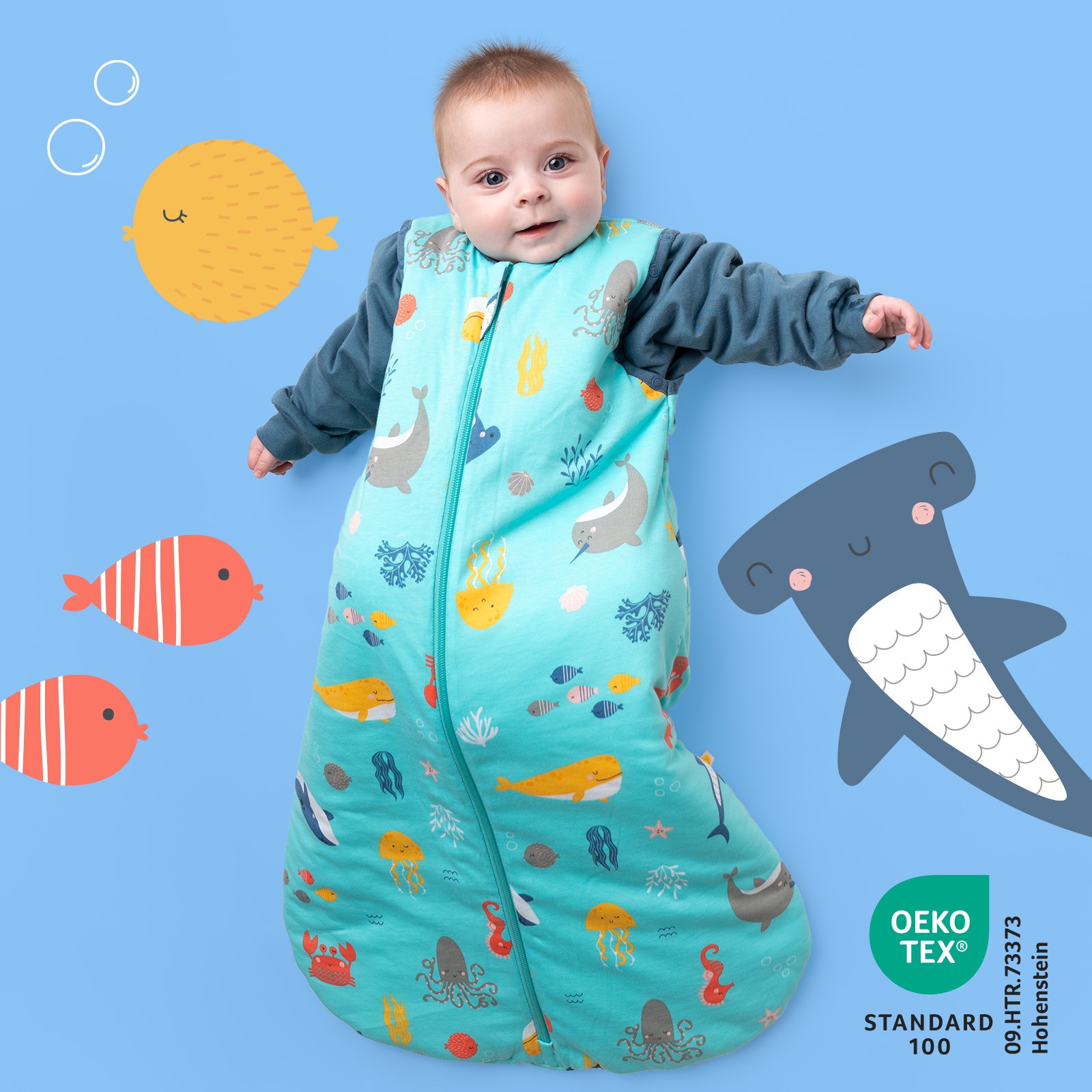Schlummersack Babyschlafsack »Schlafsack ohne Füßen 2.5 Tog«