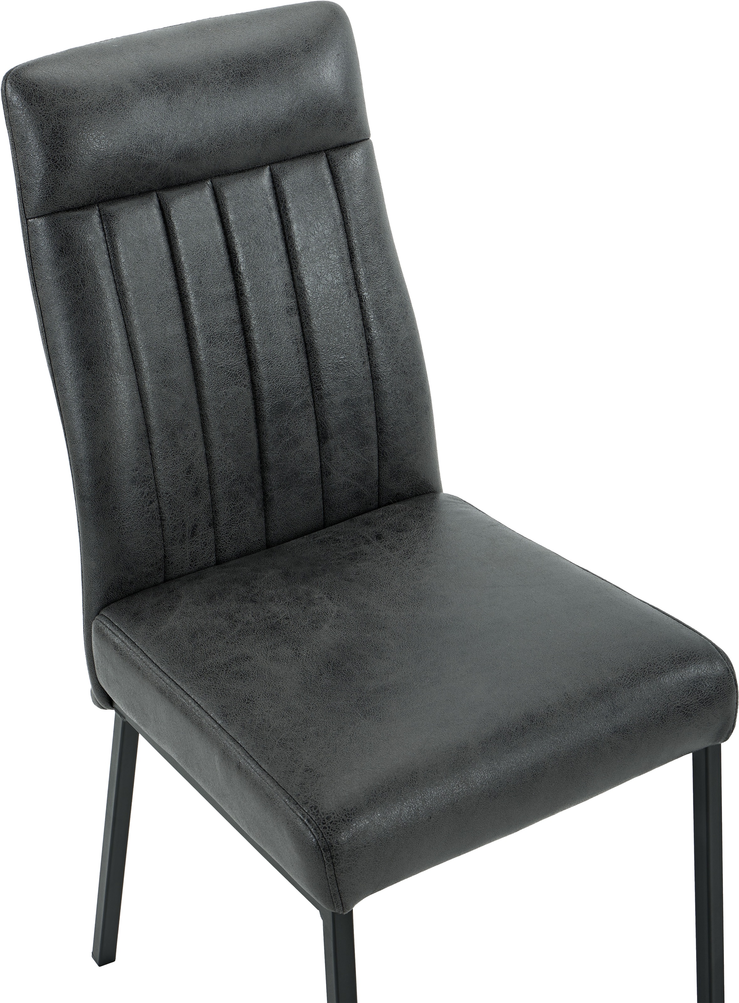 HELA 4-Fußstuhl »CATANIA« (Set) 4 Stk.4-Fuß, Federkorb, Vierkantrohrgestell, 140kg belastbar