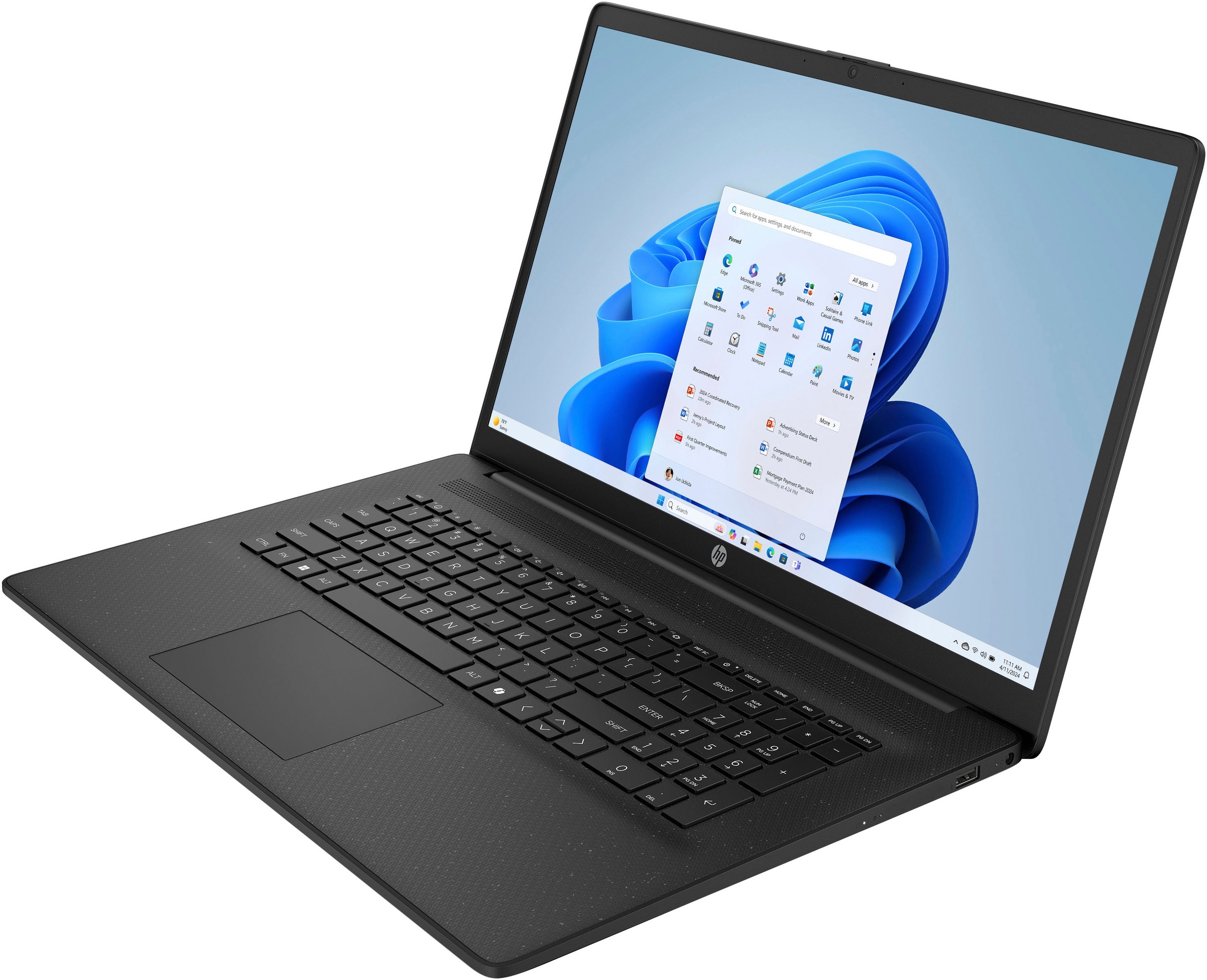 HP Notebook »17-cp AMD« 43,9 cm / 17,3 ″ AMD Ryzen 3 Radeon Graphics 512 GB SSD