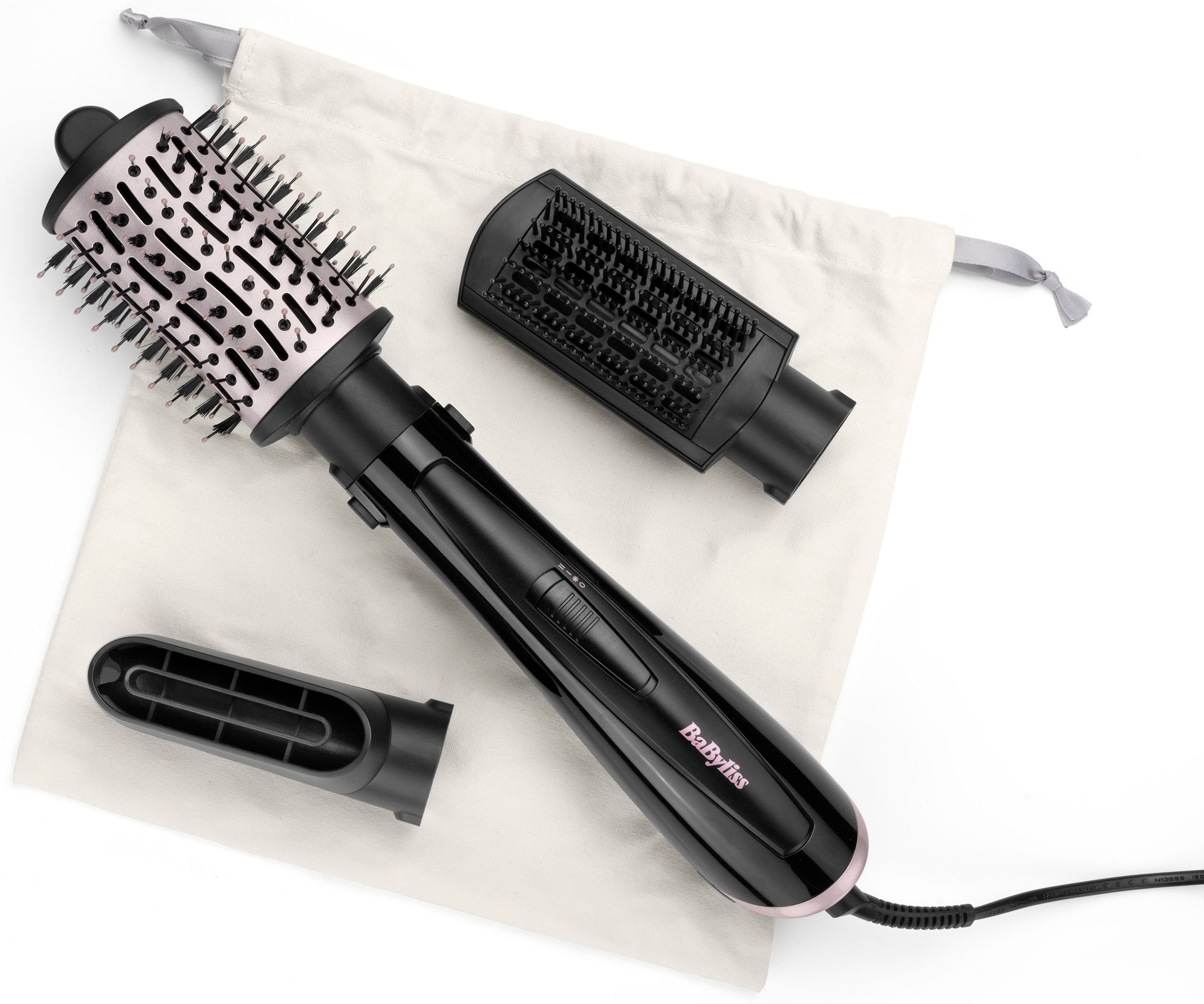 BaByliss Warmluftbürste »Style Smooth 1000 AS128E«, 3 Aufsätze}