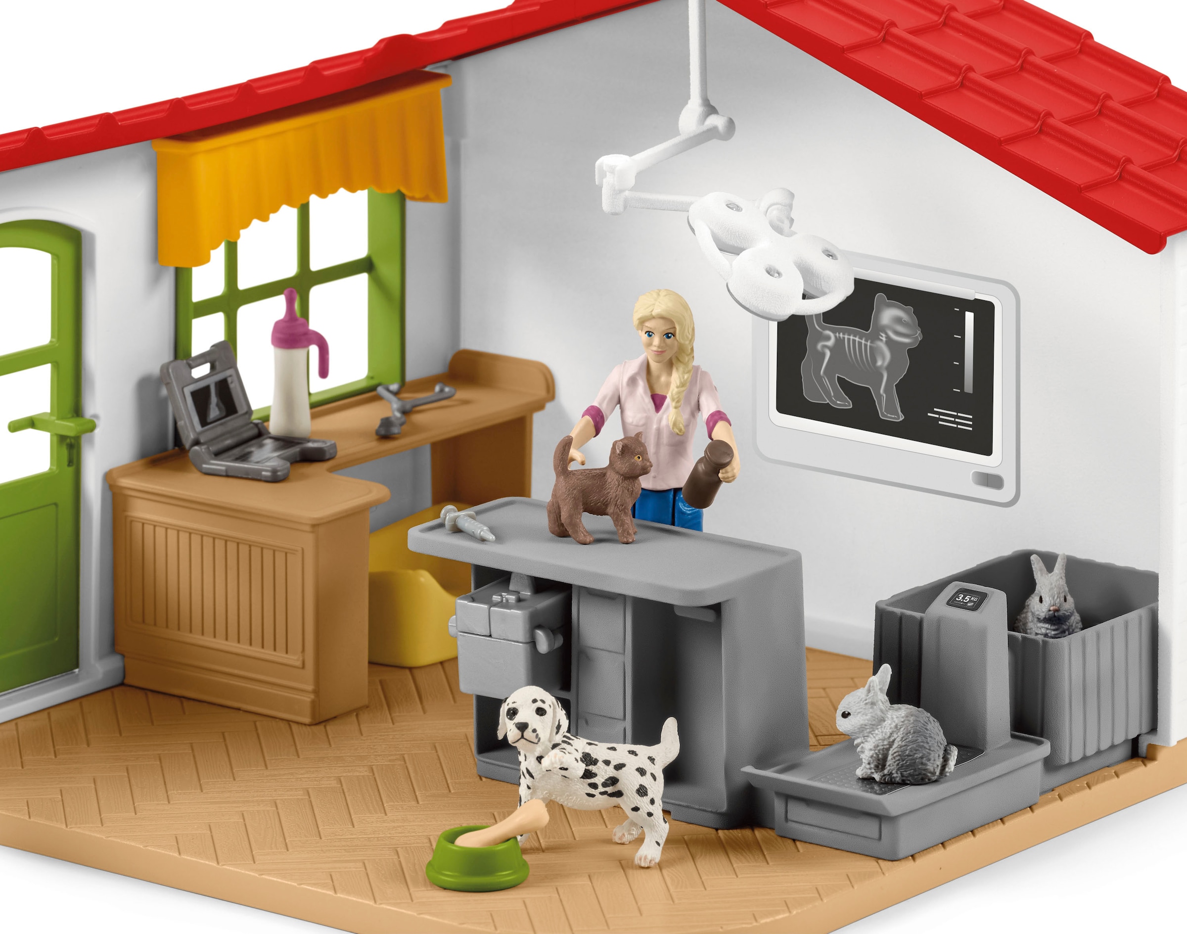 Schleich® Spielwelt »FARM WORLD, Tierarzt-Praxis mit Haustieren (42502)«, Made in Europe