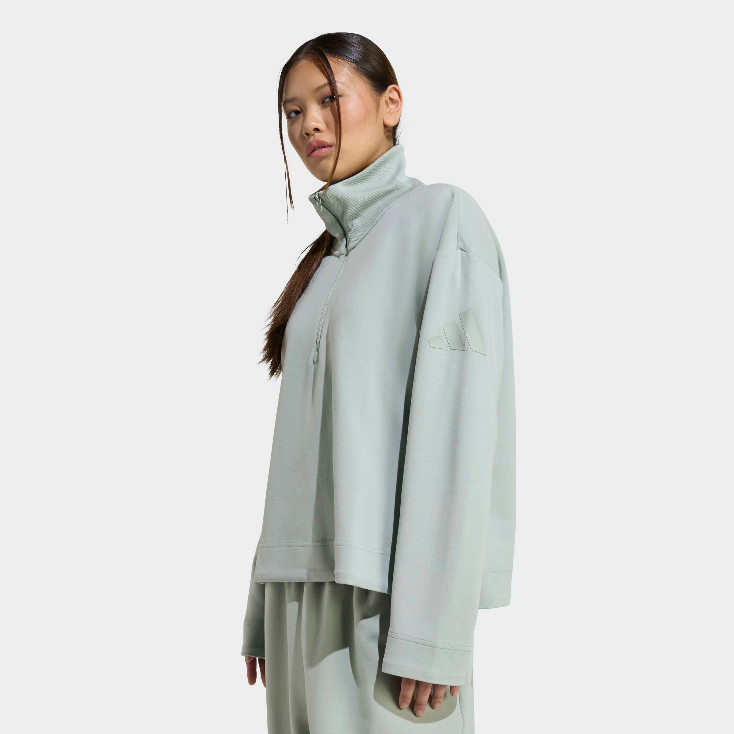 adidas Sportswear Sweatjacke »SOFT LUX, REISSVERSCHLUSS BIS ZUR BRUST«