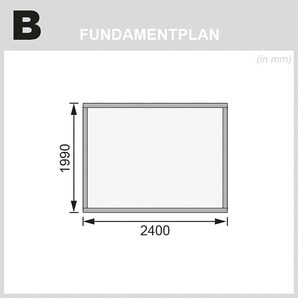 Karibu Gartenhaus »Talkau 3 aus lackiertem Fichtenholz« Grundfläche: 8,4m²