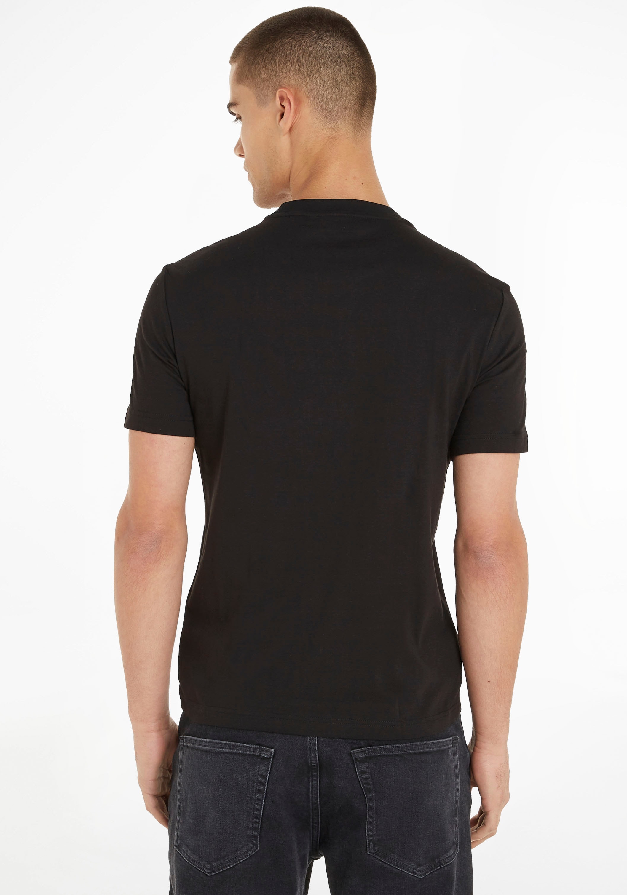 Brust Calvin Klein Logo der online Kurzarmshirt, auf OTTO Klein Calvin kaufen bei mit