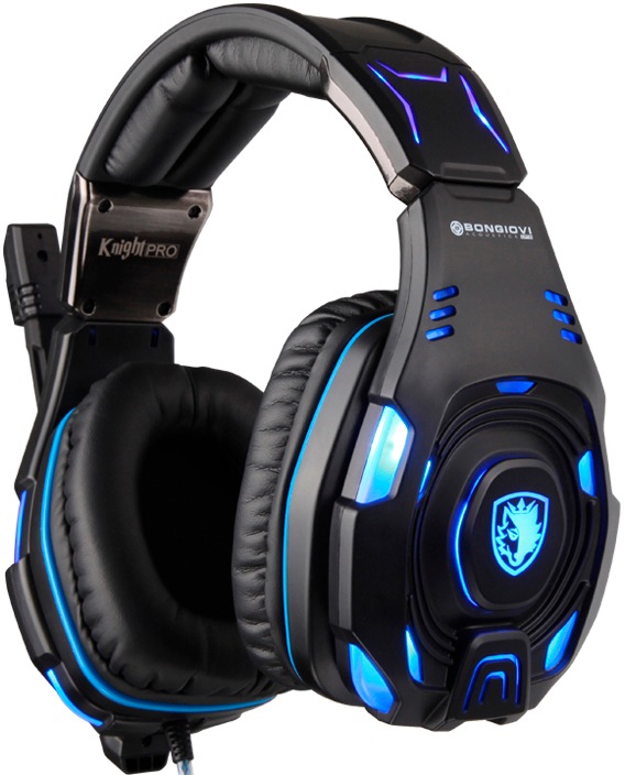 Sades Gaming-Headset »Knight Pro SA-907Pro«, Noise-Reduction, RGB-Beleuchtung