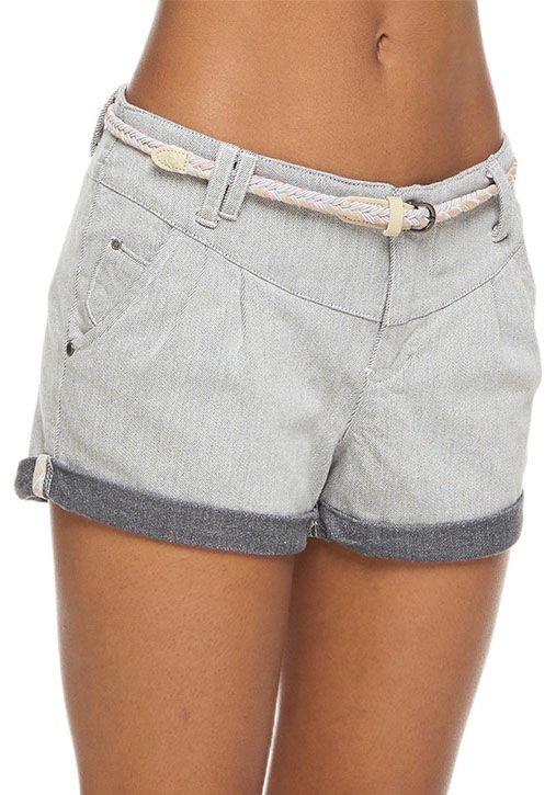 Ragwear Shorts »HEAVEN A«, (2 tlg., mit abnehmbarem Gürtel), mit Umschlagsaum
